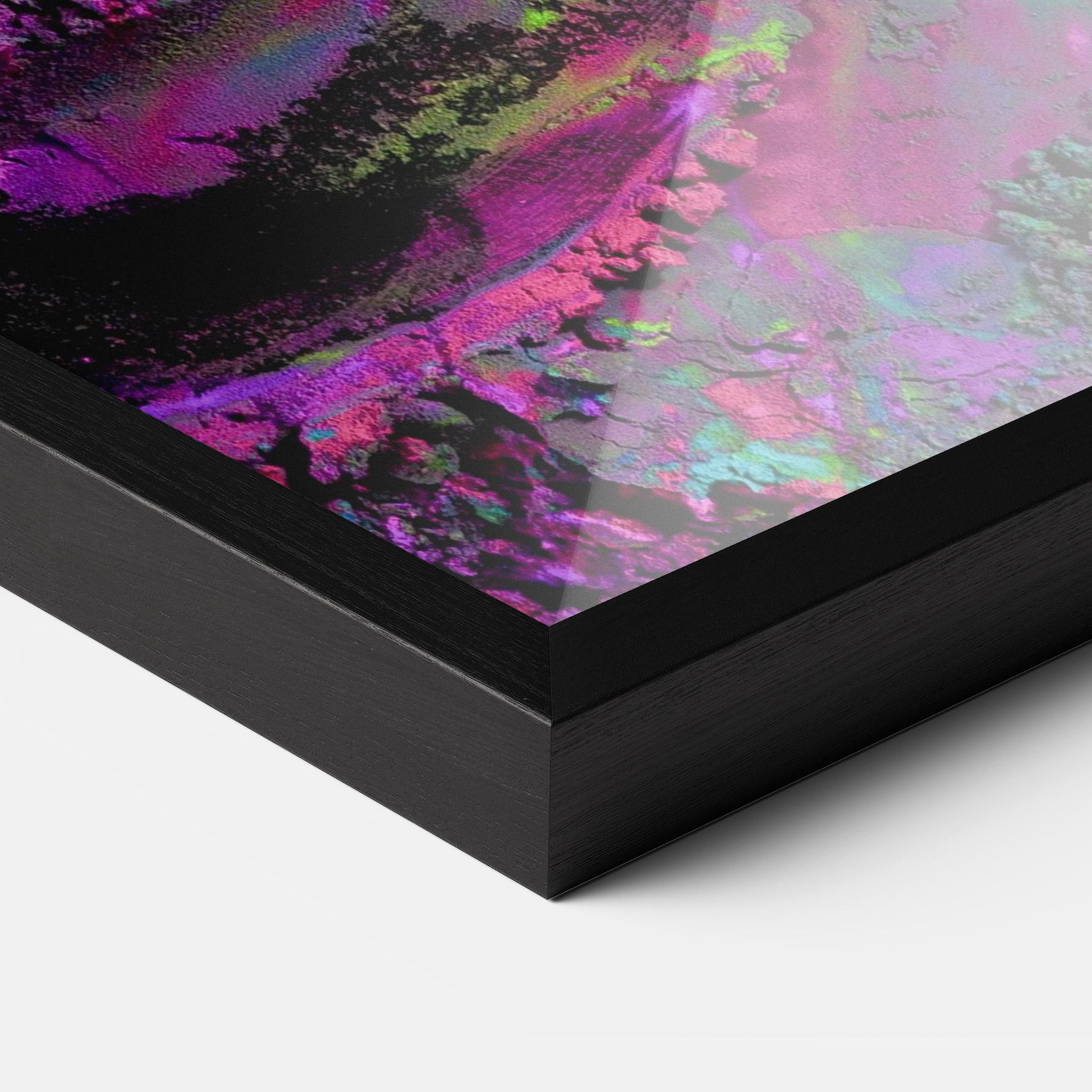 Poster Înrămat Purple Powder mockup 3