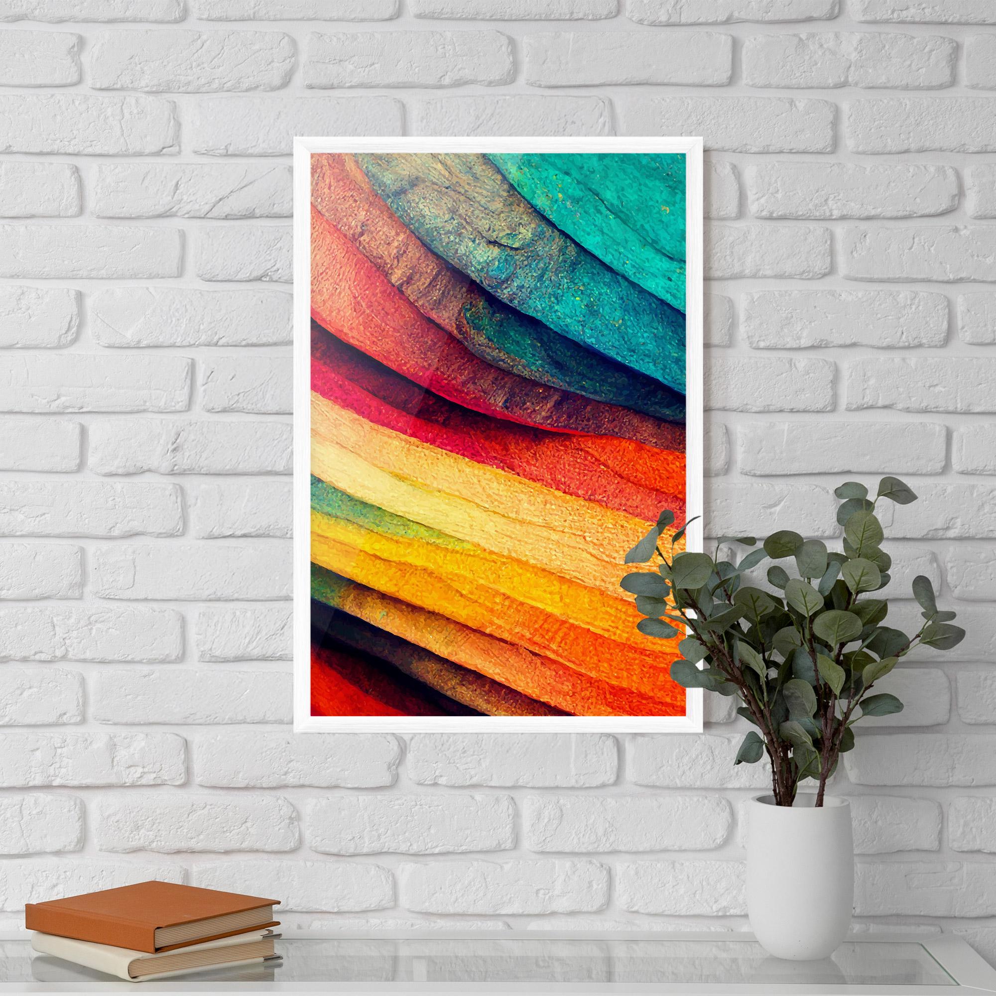 Poster Înrămat Autumn Abstract Color mockup 5