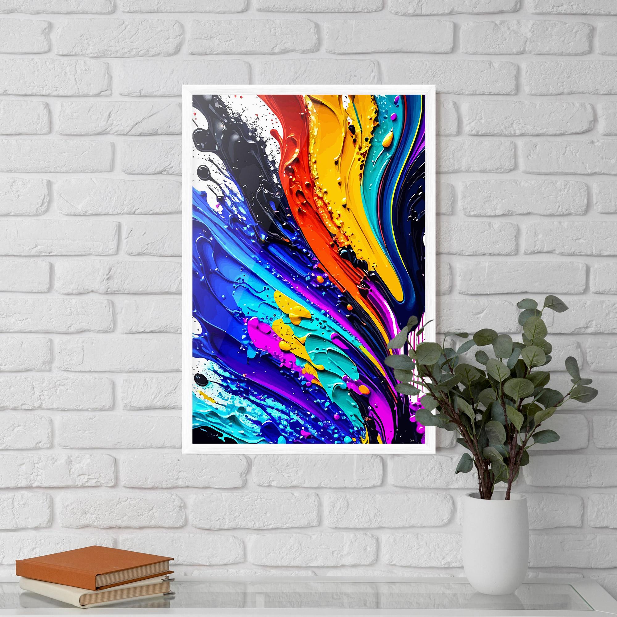 Poster Înrămat Beautiful Splash mockup 5