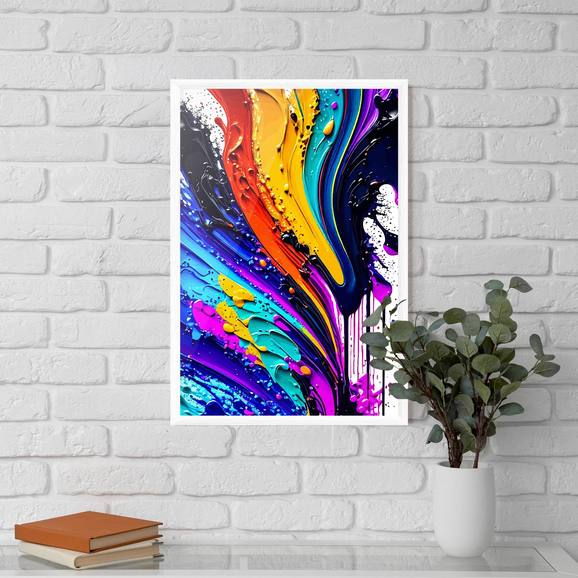 Poster Înrămat Pretty Splash mockup 5