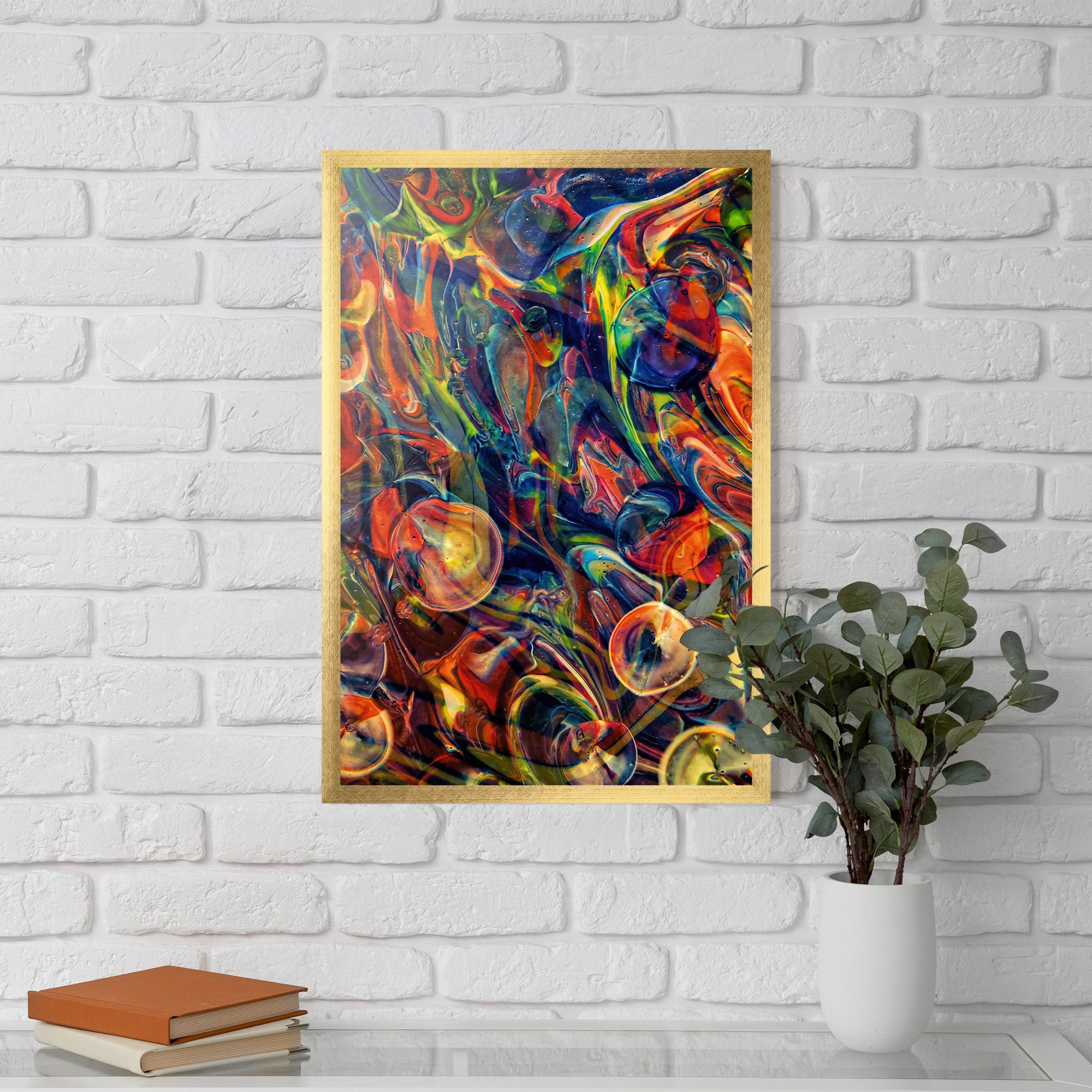 Abstract Glass mockup 5