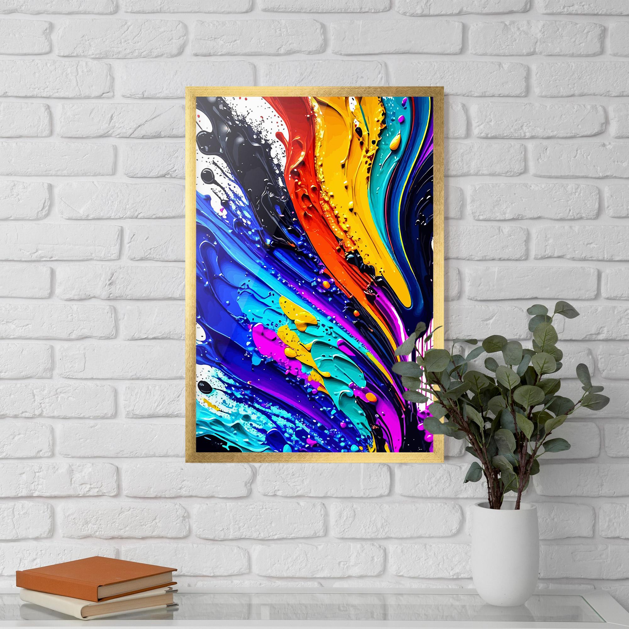 Poster Înrămat Beautiful Splash mockup 5