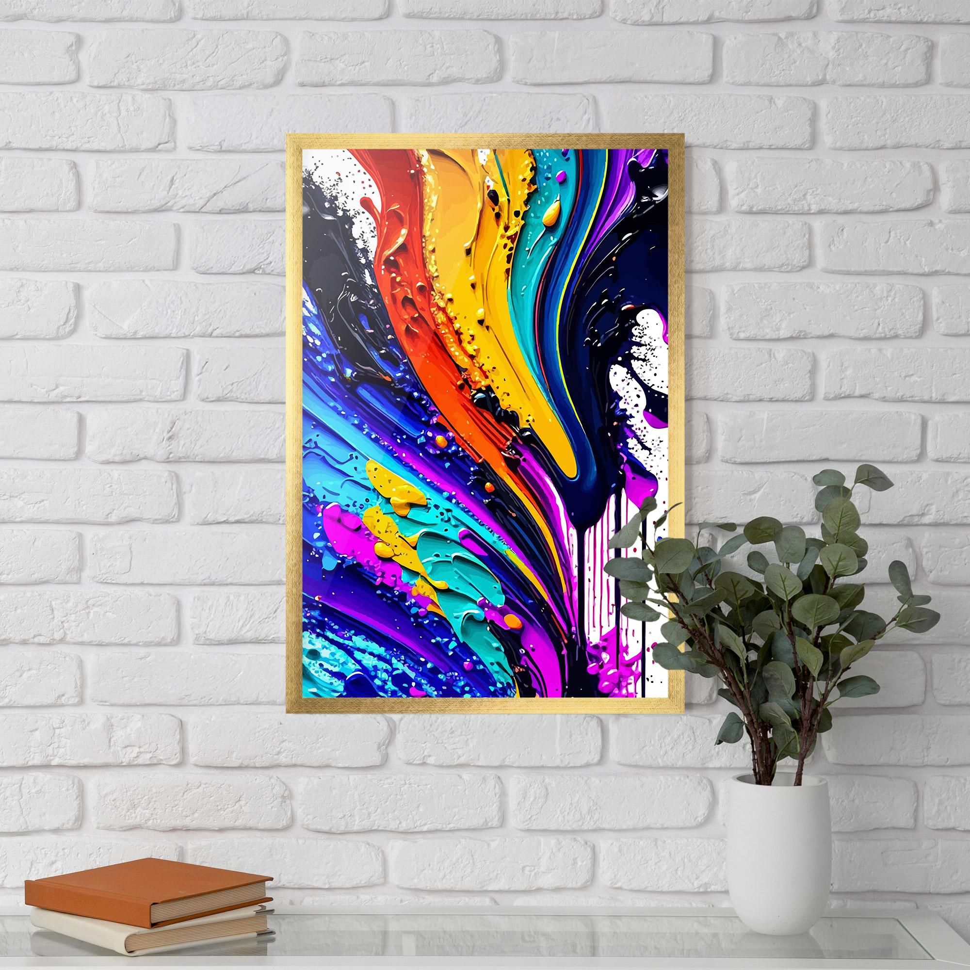 Poster Înrămat Pretty Splash mockup 5