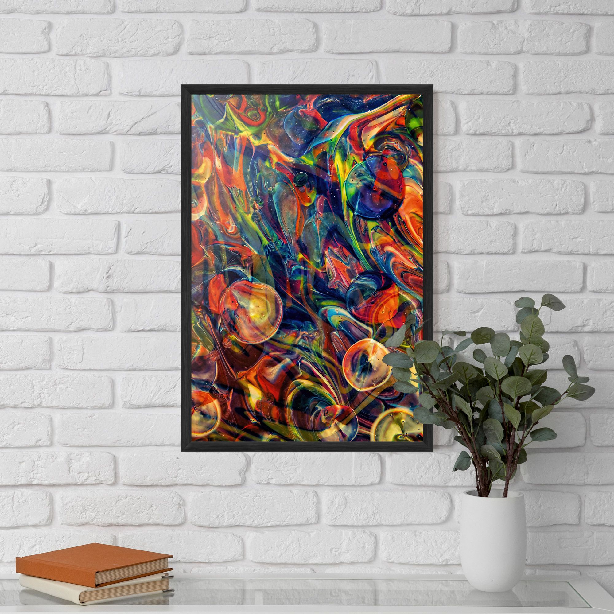 Abstract Glass mockup 5