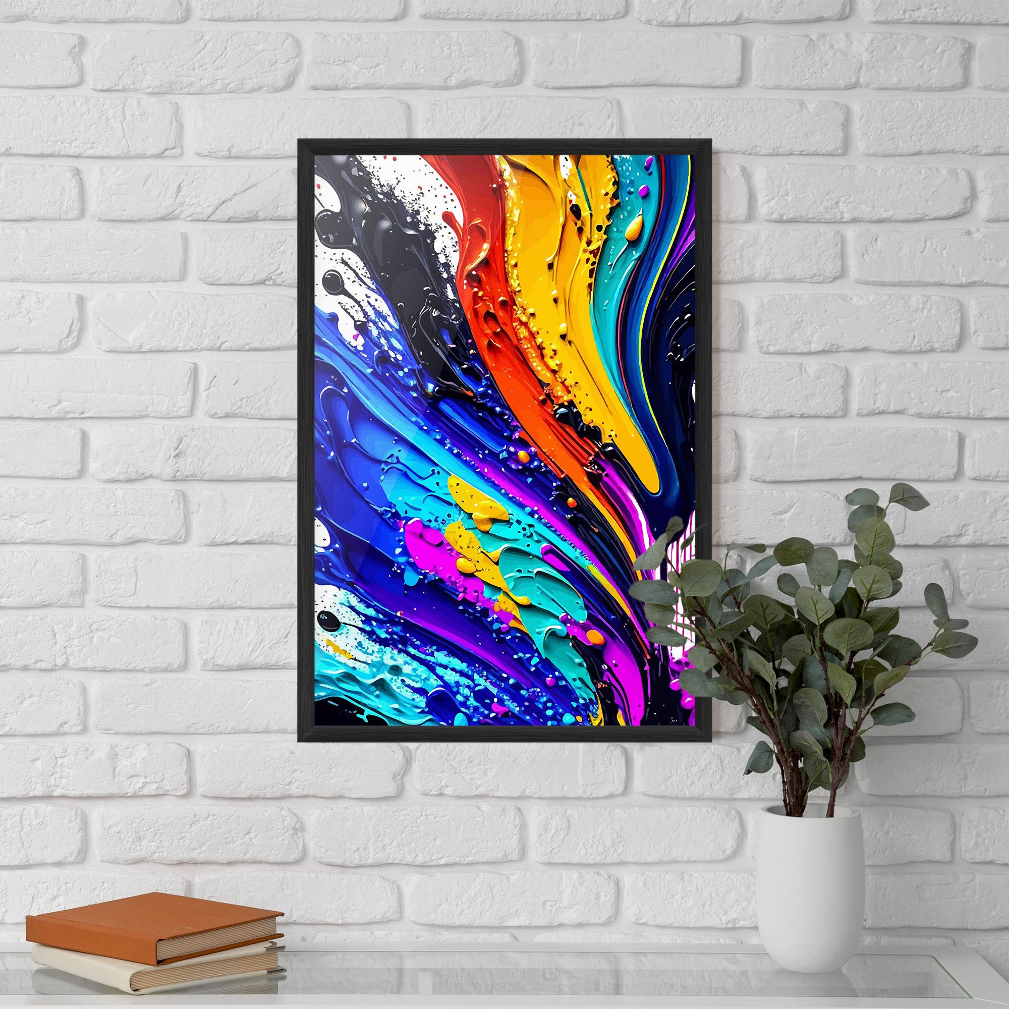 Poster Înrămat Beautiful Splash mockup 5