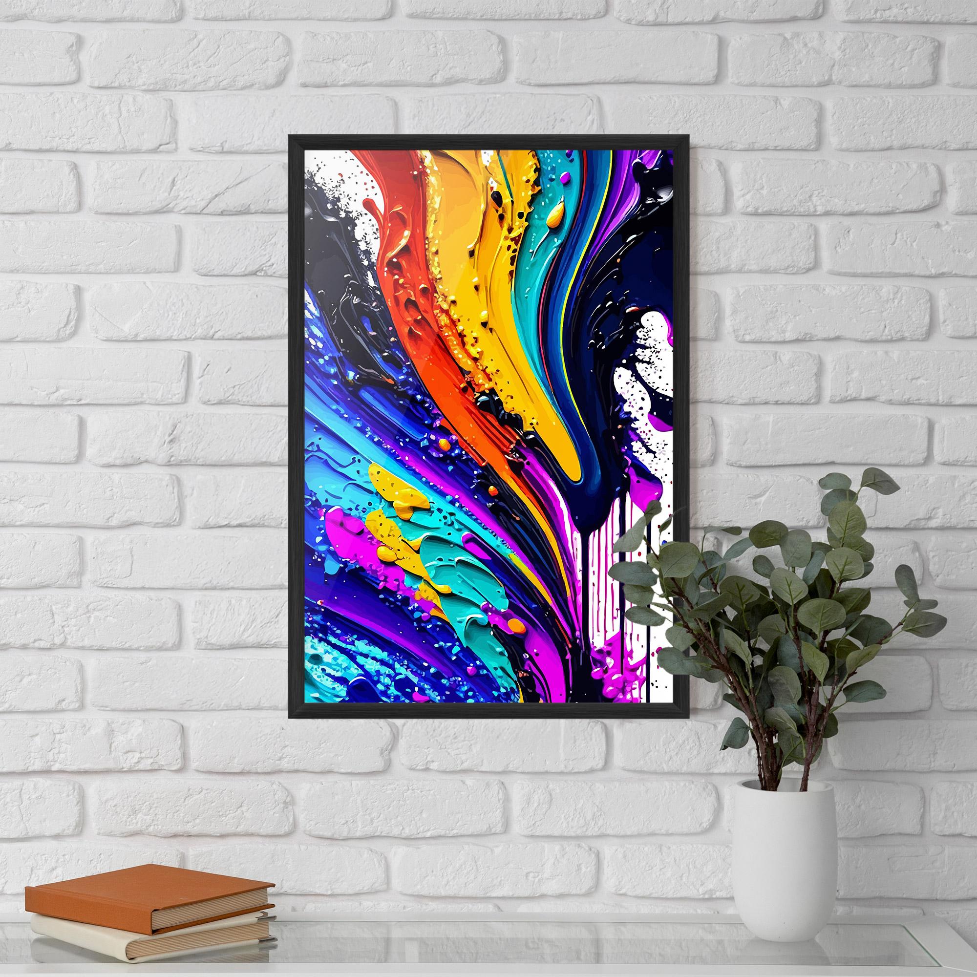 Poster Înrămat Pretty Splash mockup 5