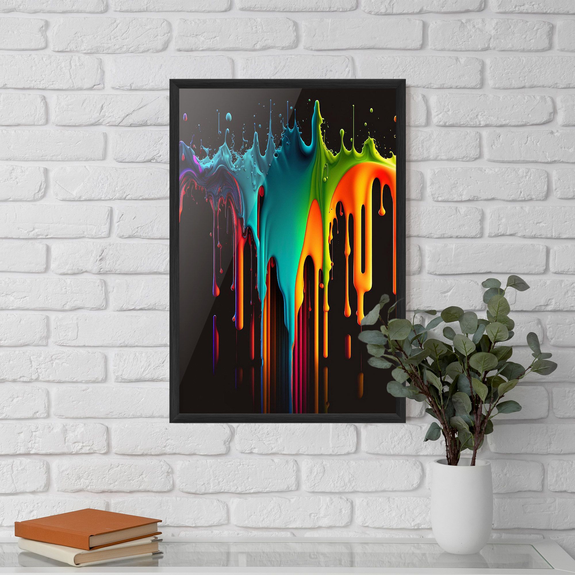Rainbow Floating Colors mockup 5
