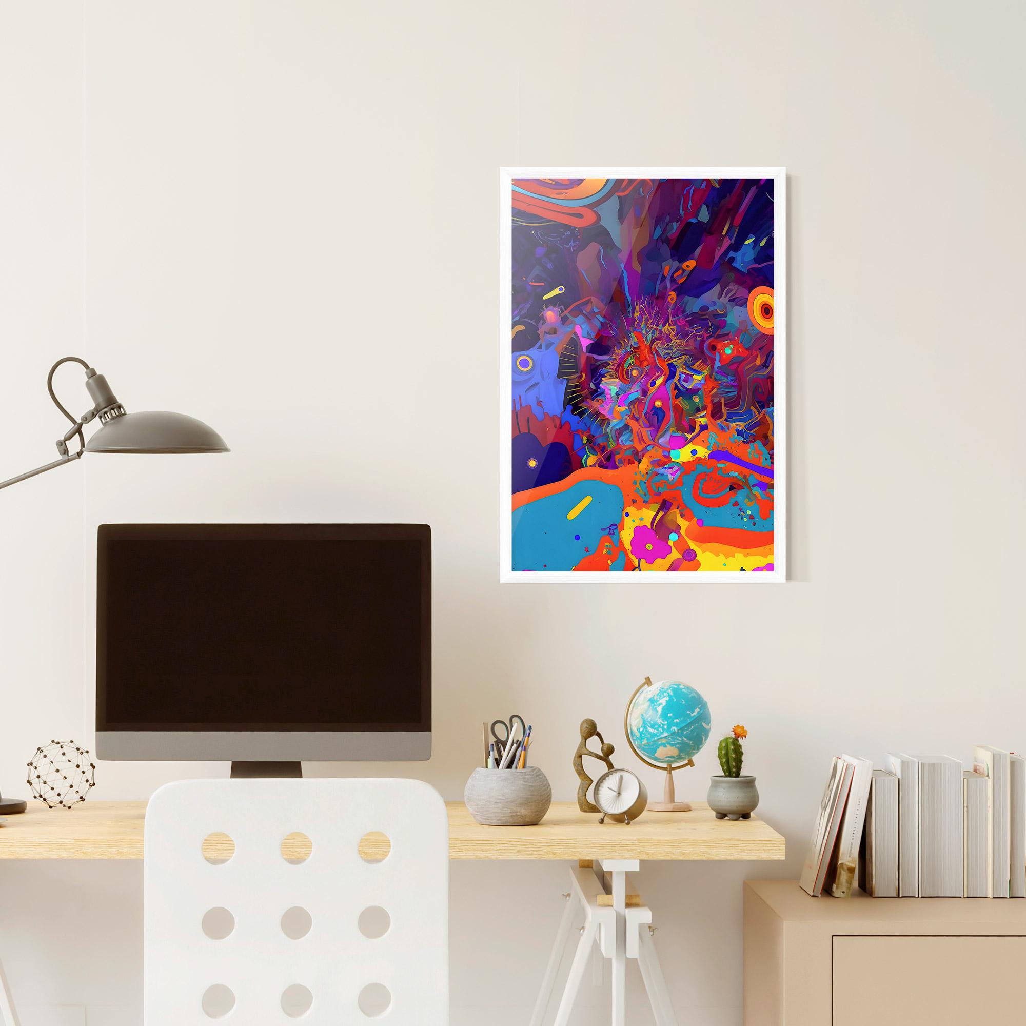 Poster Înrămat Abstract Color Work mockup 6