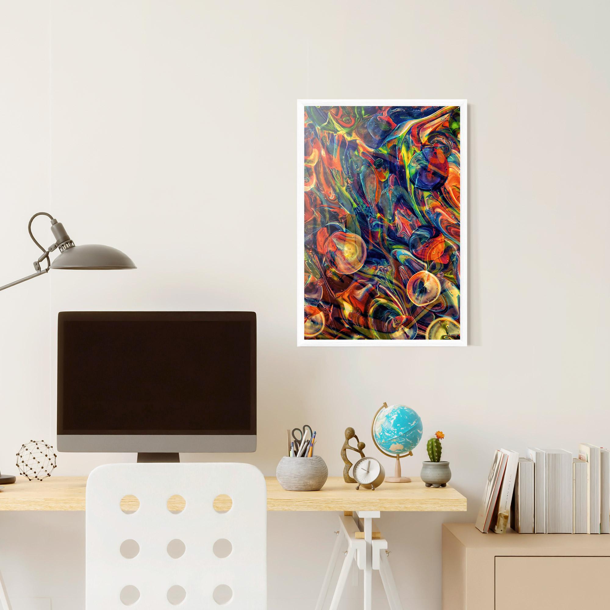 Poster Înrămat Abstract Glass mockup 6