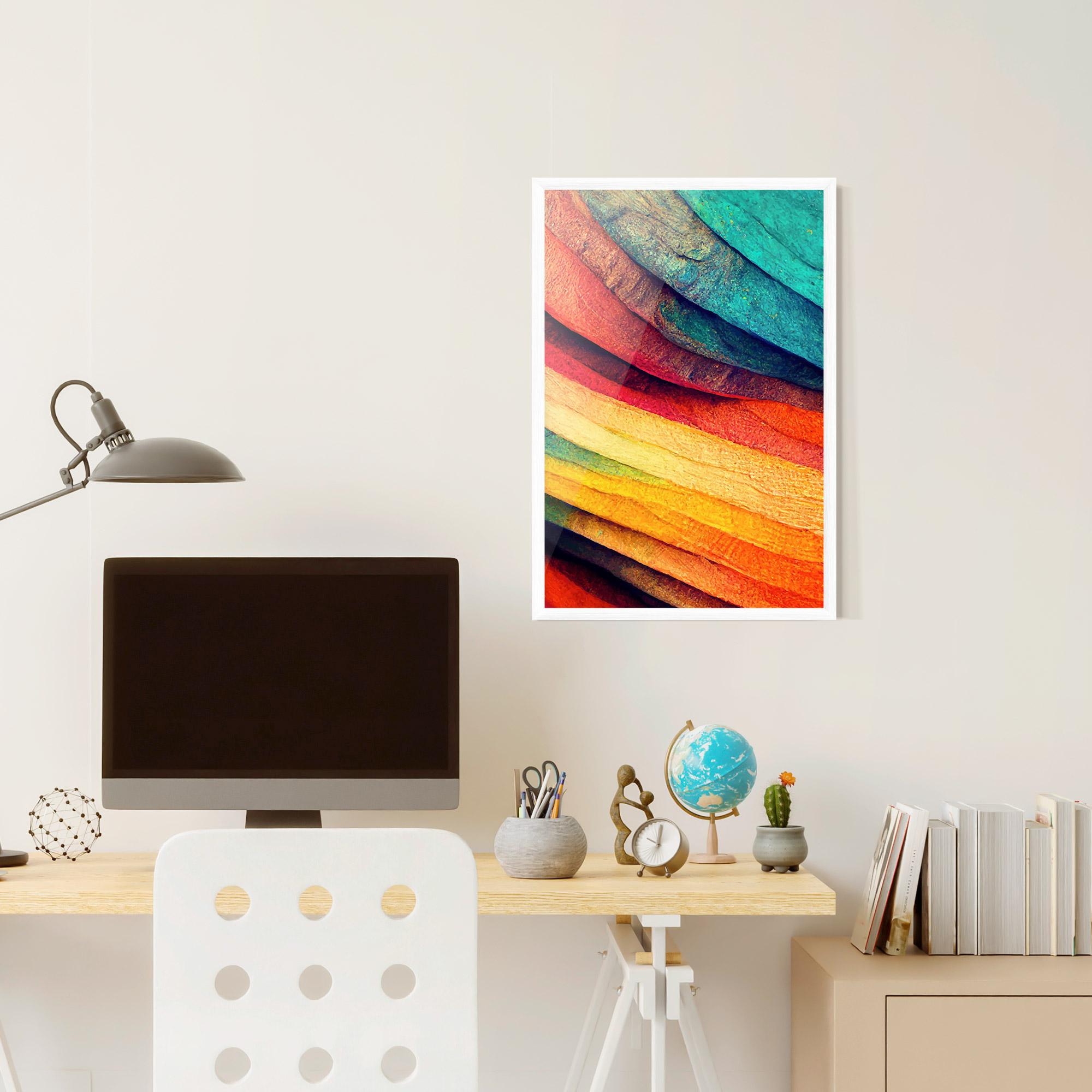 Poster Înrămat Autumn Abstract Color mockup 6