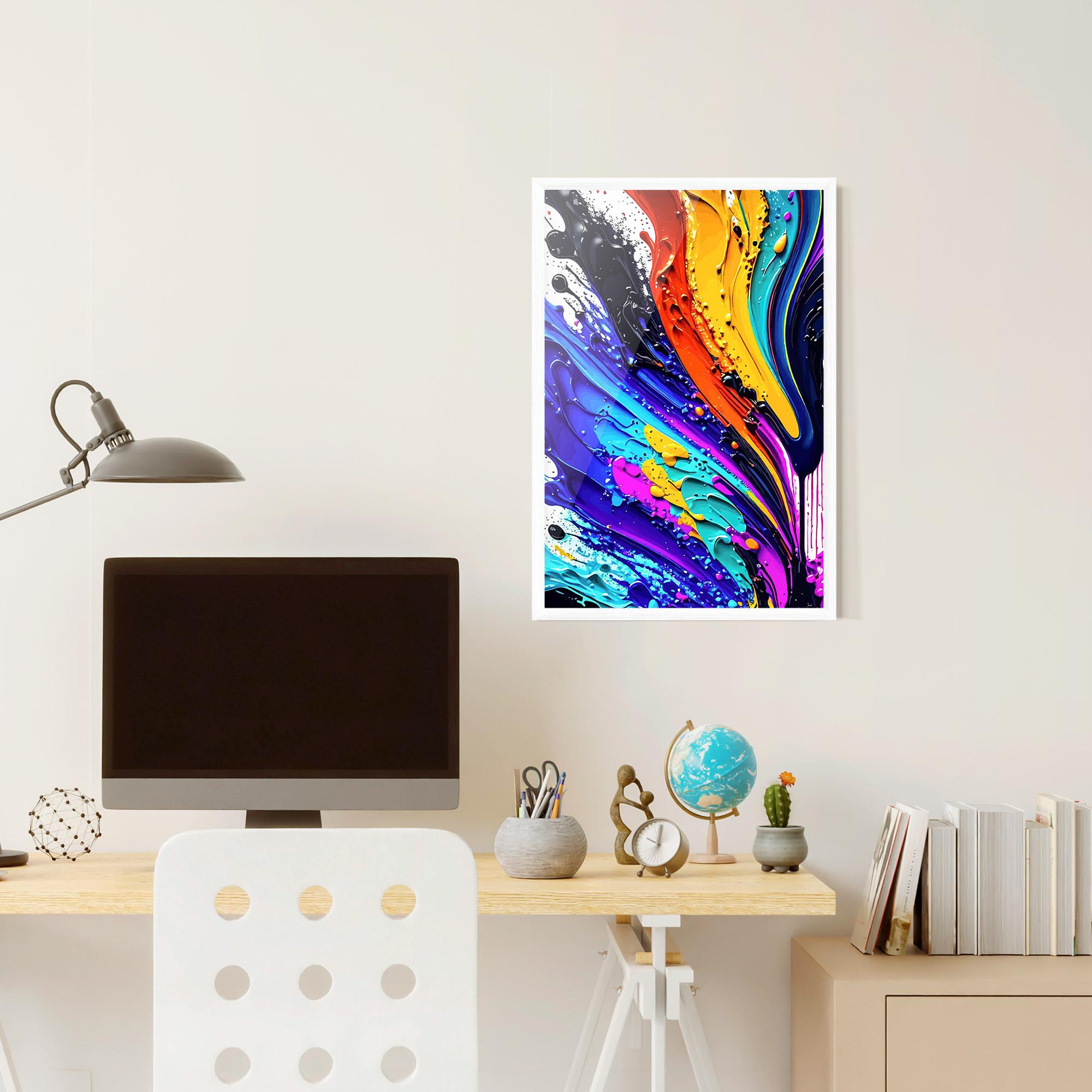 Poster Înrămat Beautiful Splash mockup 6