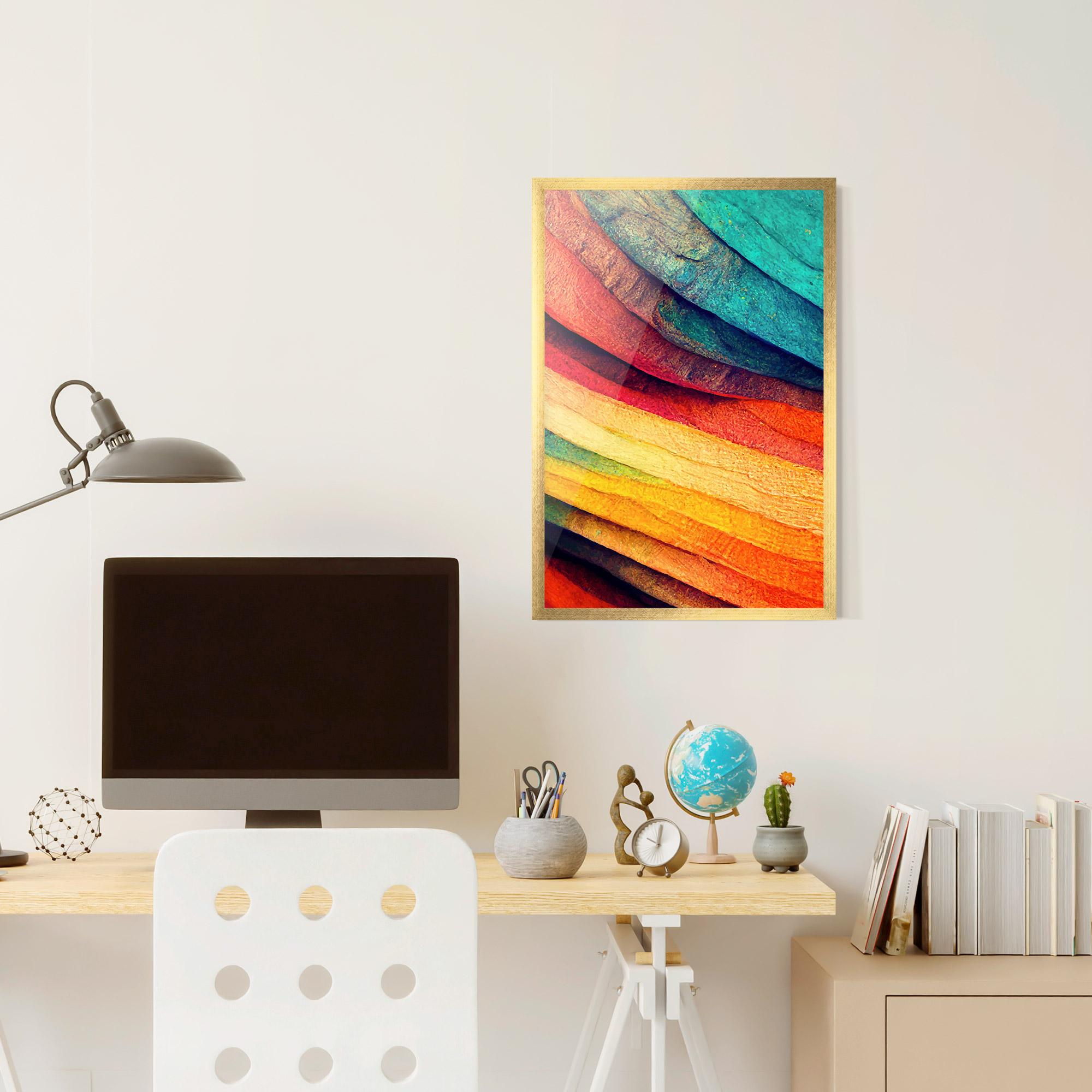 Poster Înrămat Autumn Abstract Color mockup 6