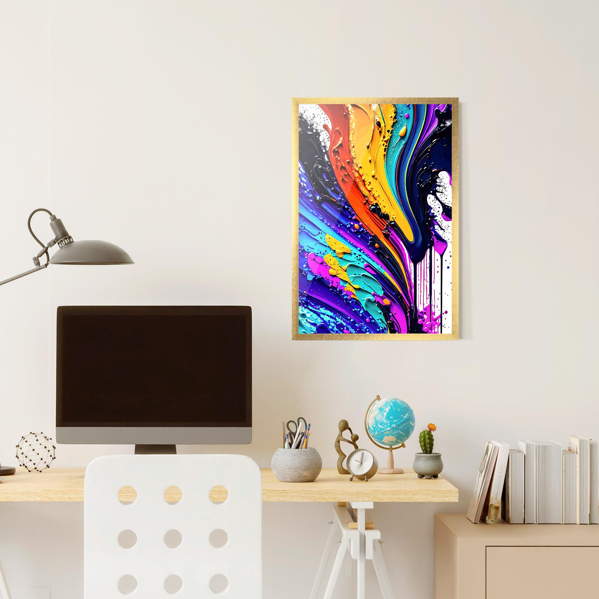 Poster Înrămat Pretty Splash mockup 6