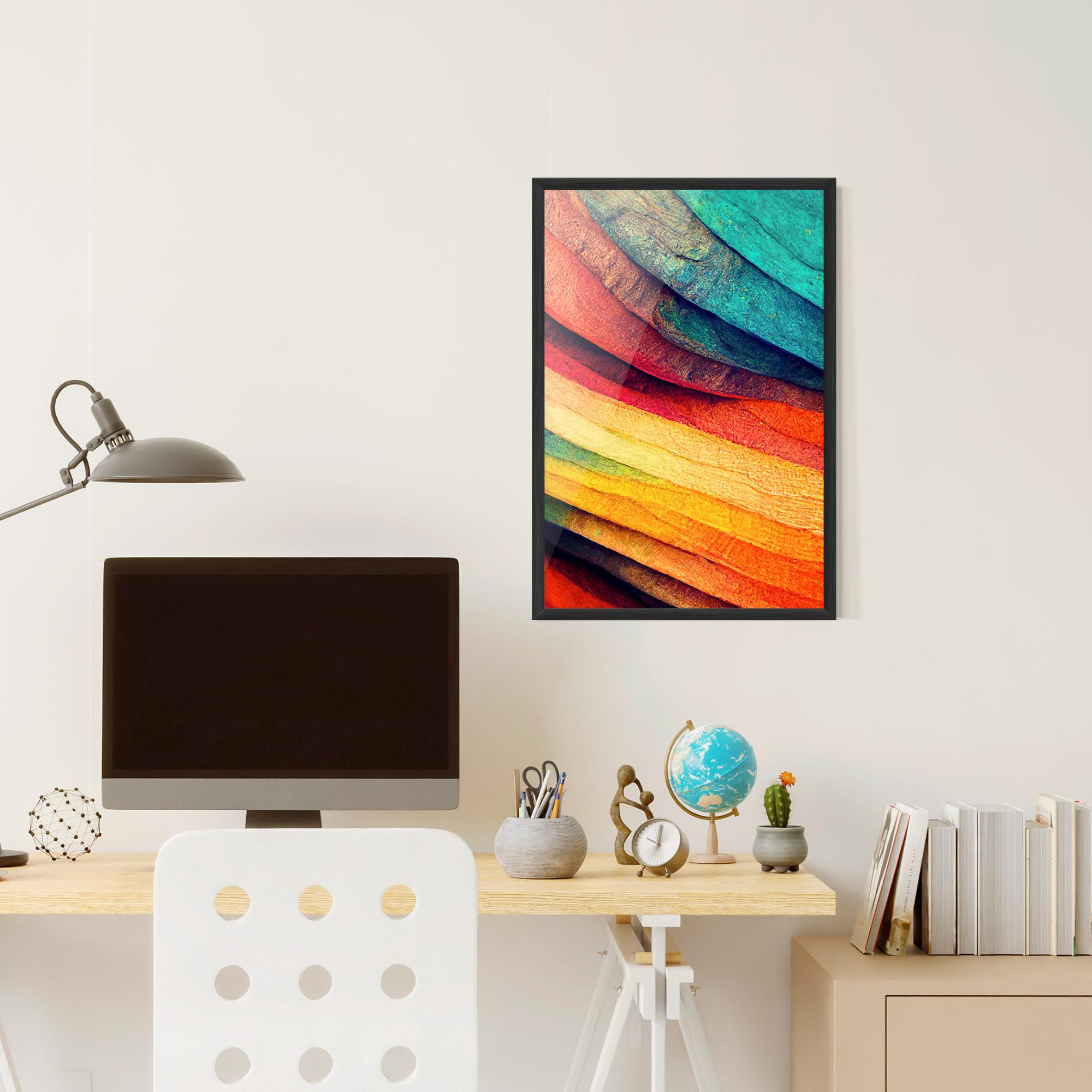 Poster Înrămat Autumn Abstract Color mockup 6