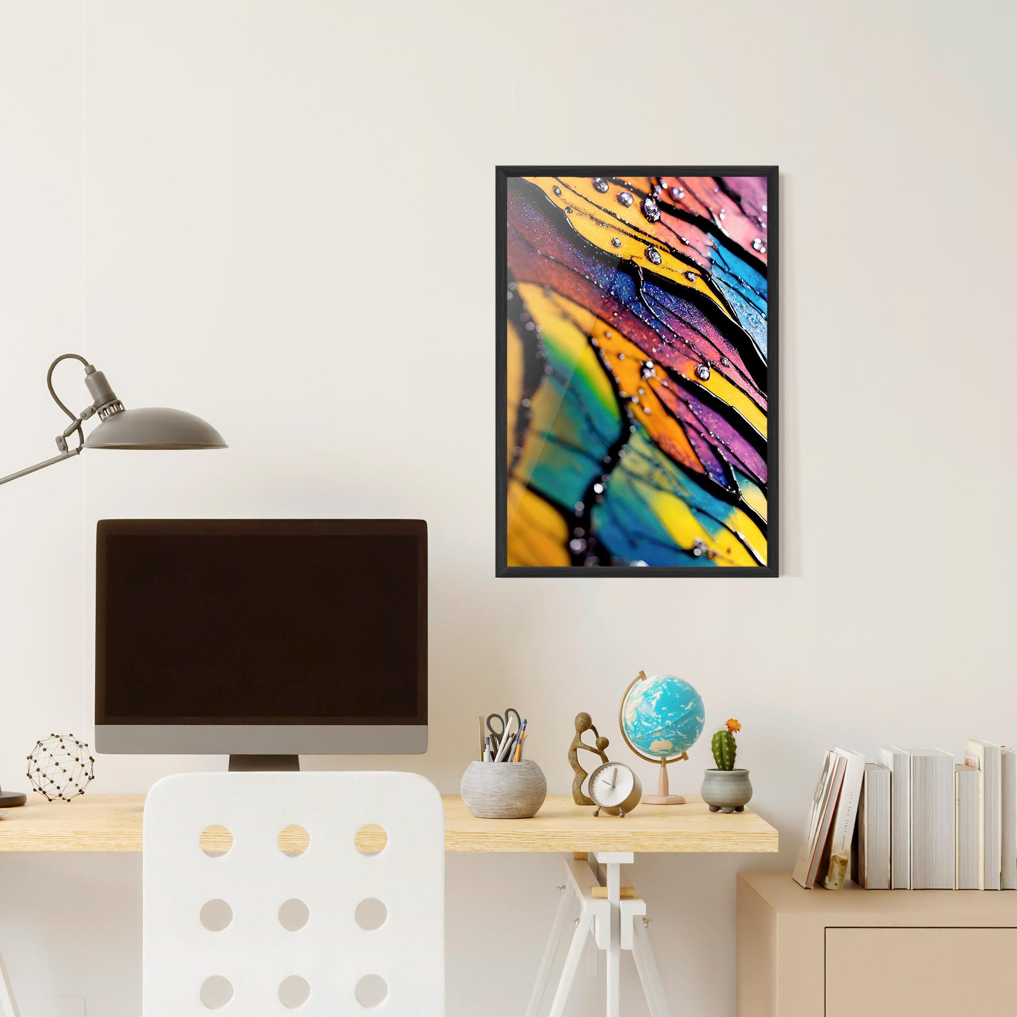 Poster Înrămat Beautiful Colorful Epoxy mockup 6