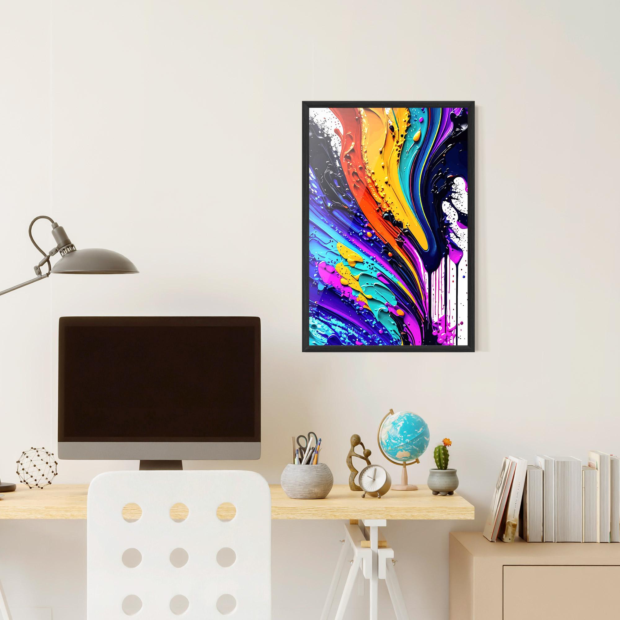 Poster Înrămat Pretty Splash mockup 6