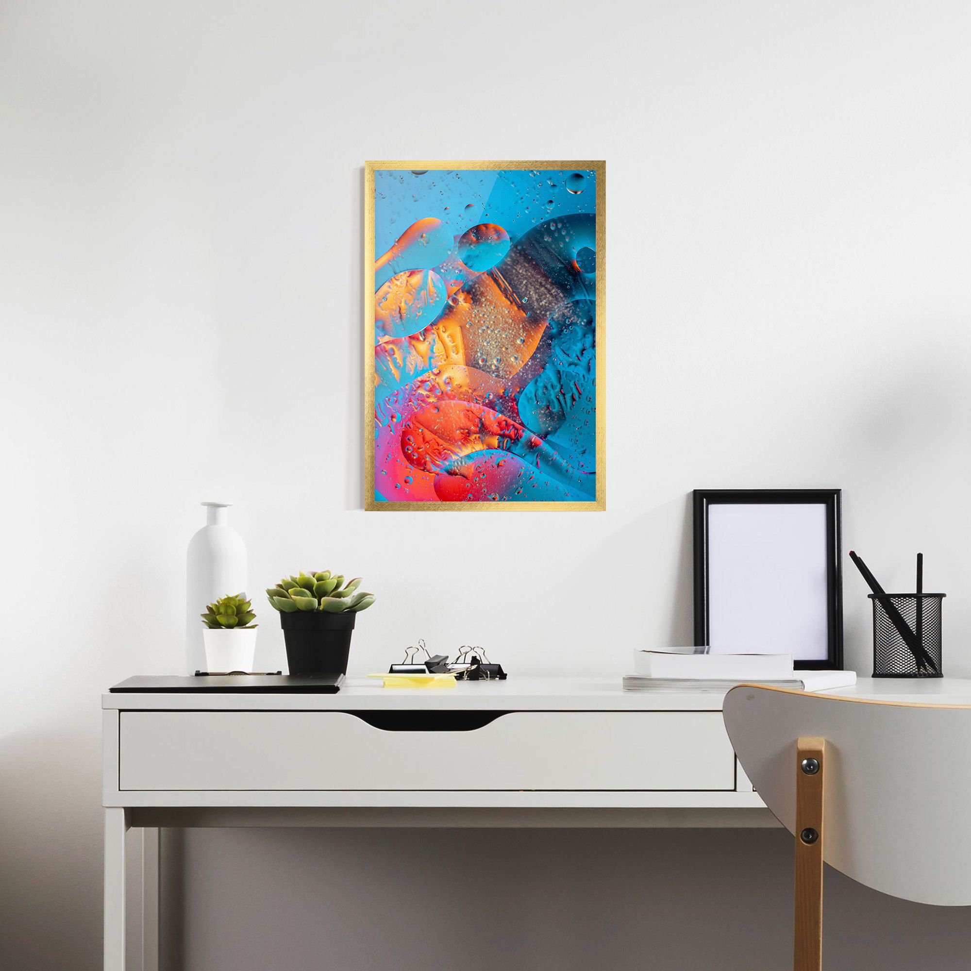 Blue Orange Drops mockup 7