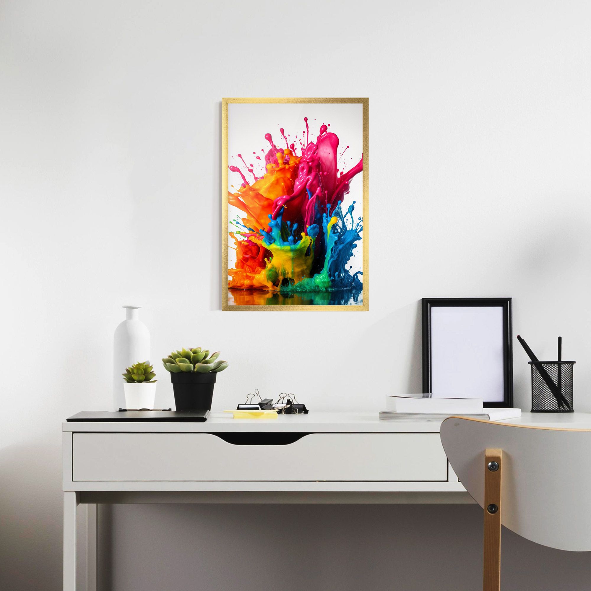 Colorful Explosion Paint mockup 7