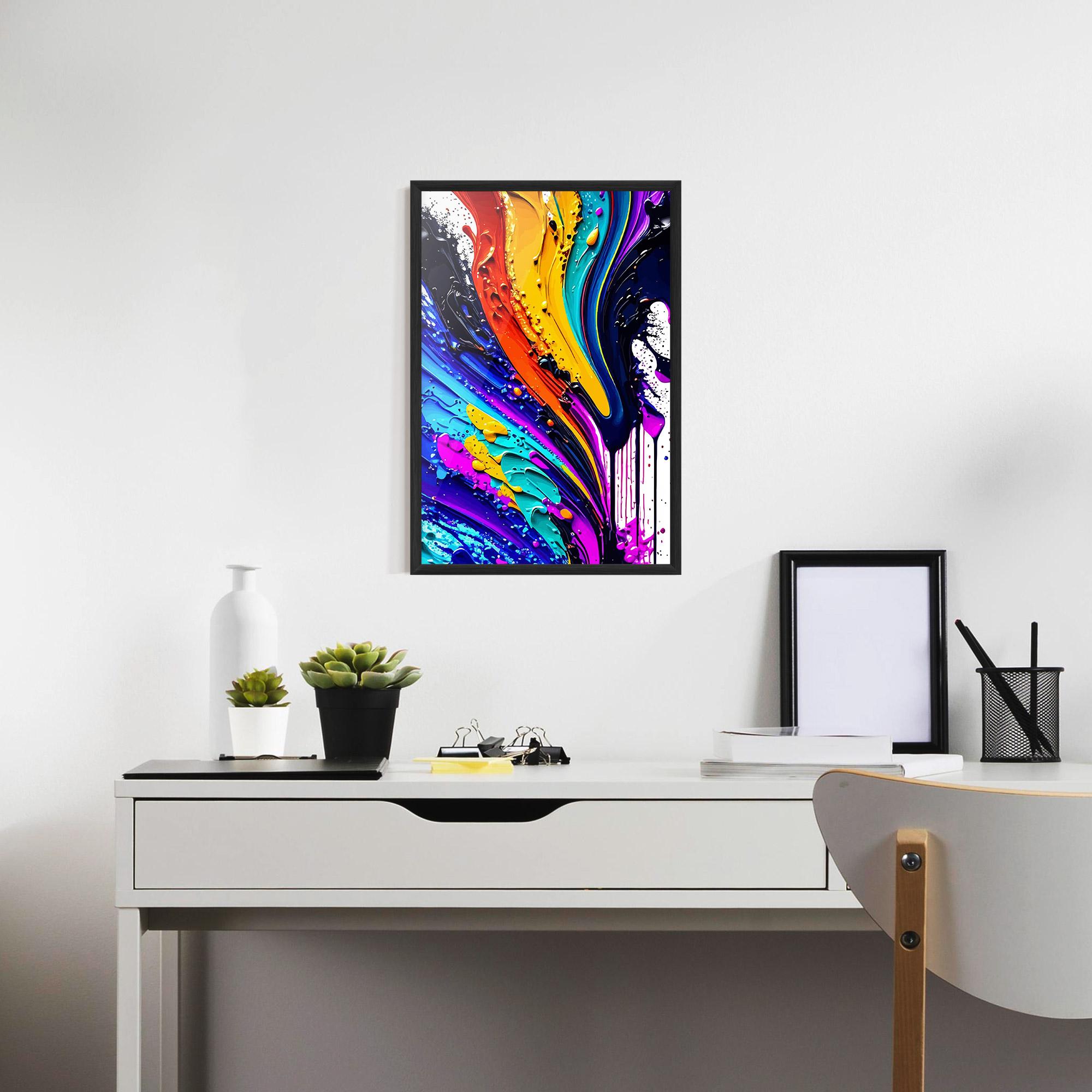 Poster Înrămat Pretty Splash mockup 7