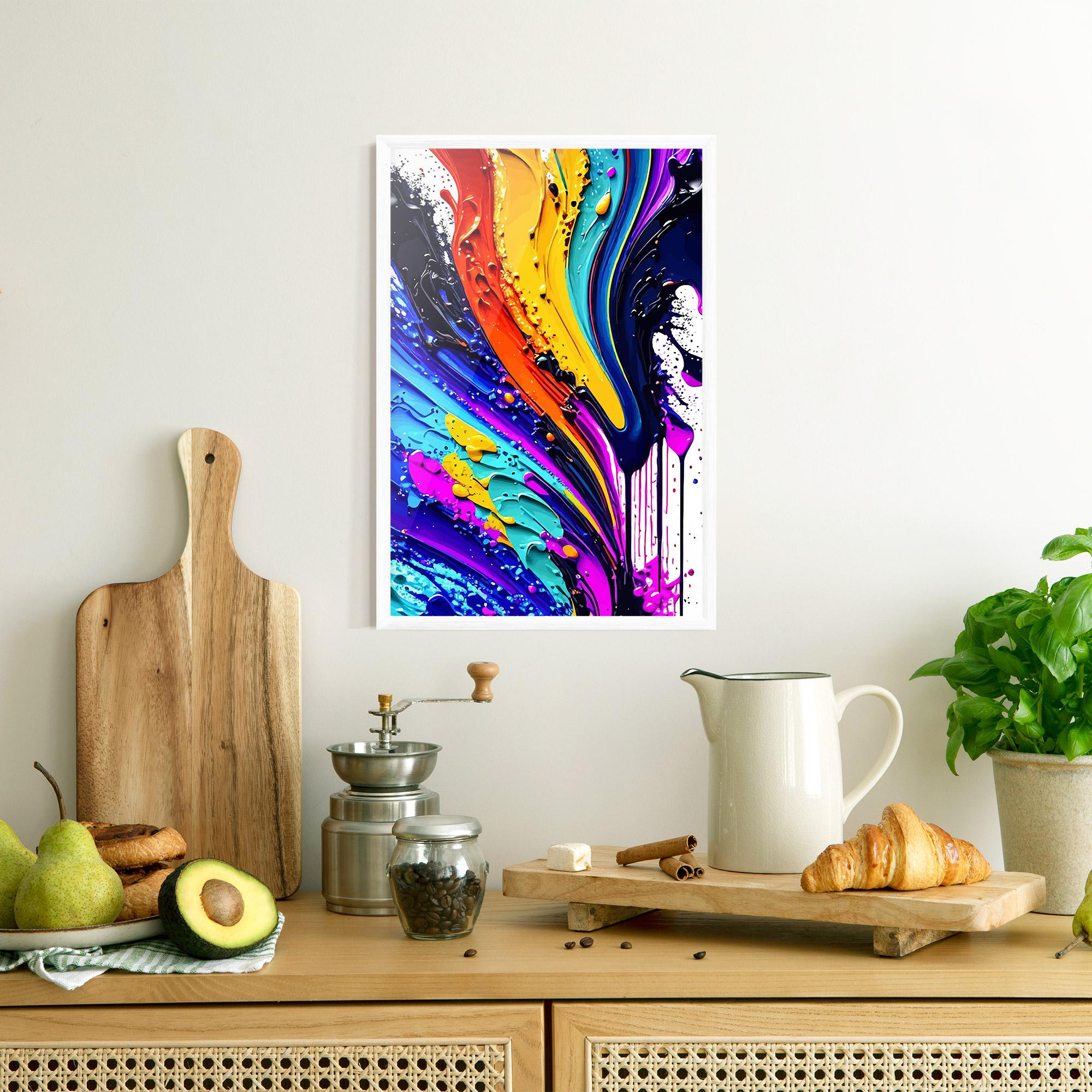 Poster Înrămat Pretty Splash mockup 8