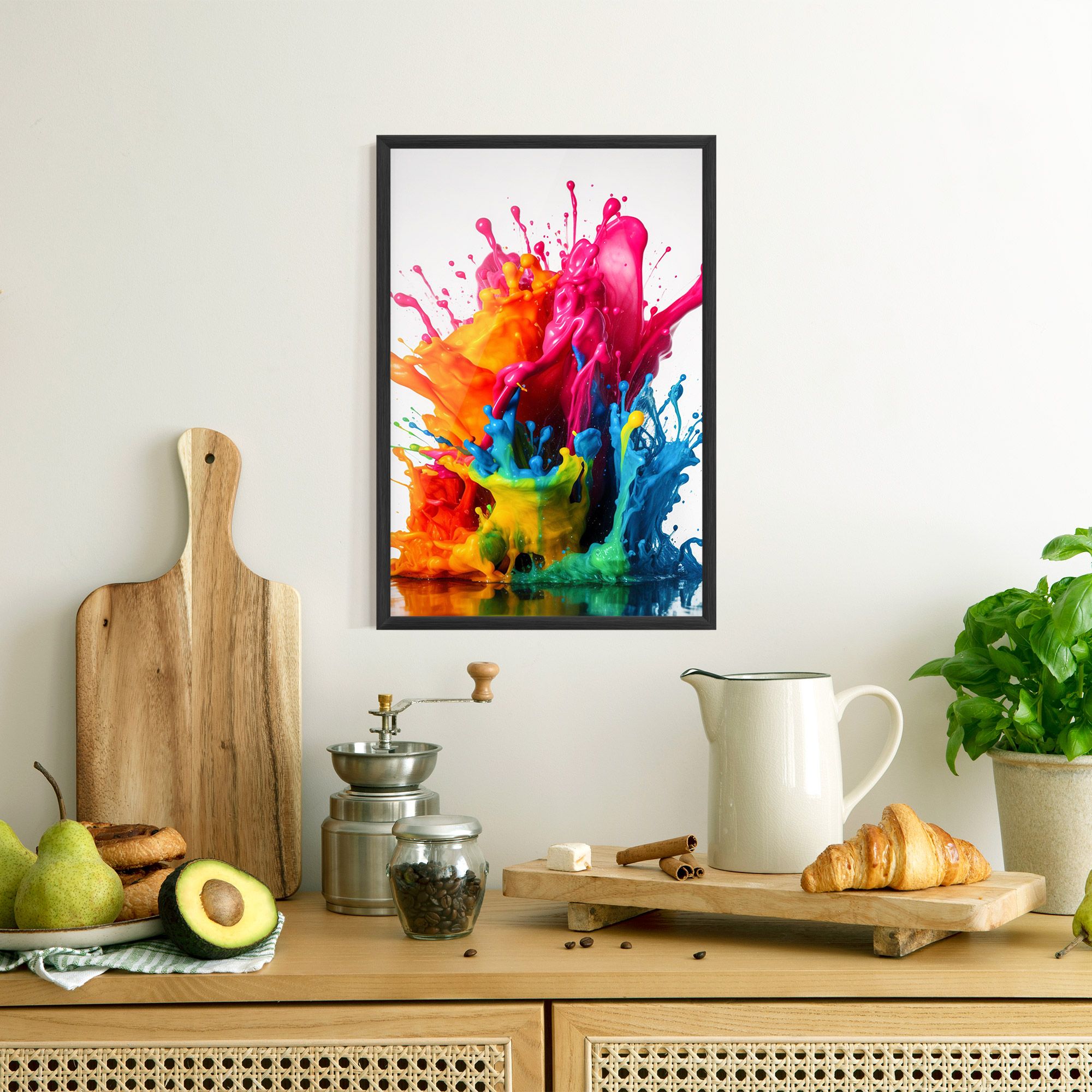Colorful Explosion Paint mockup 8