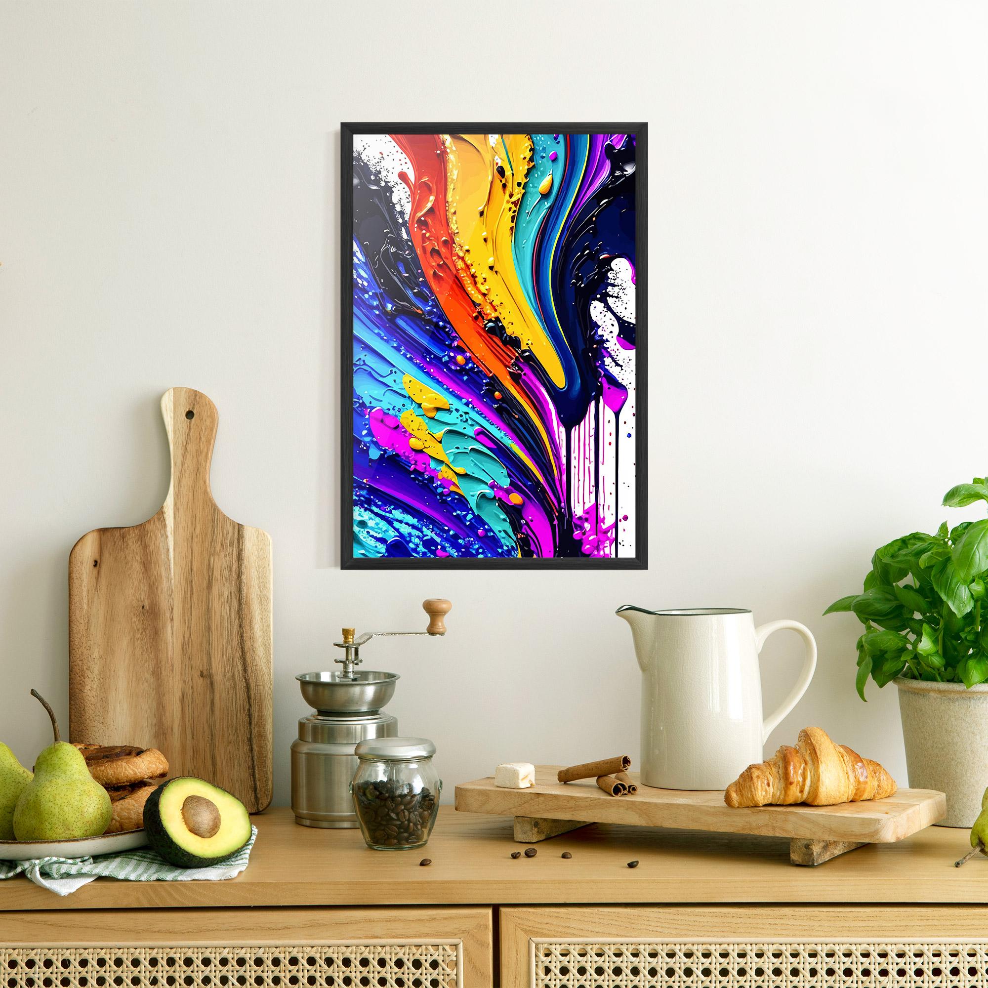 Poster Înrămat Pretty Splash mockup 8