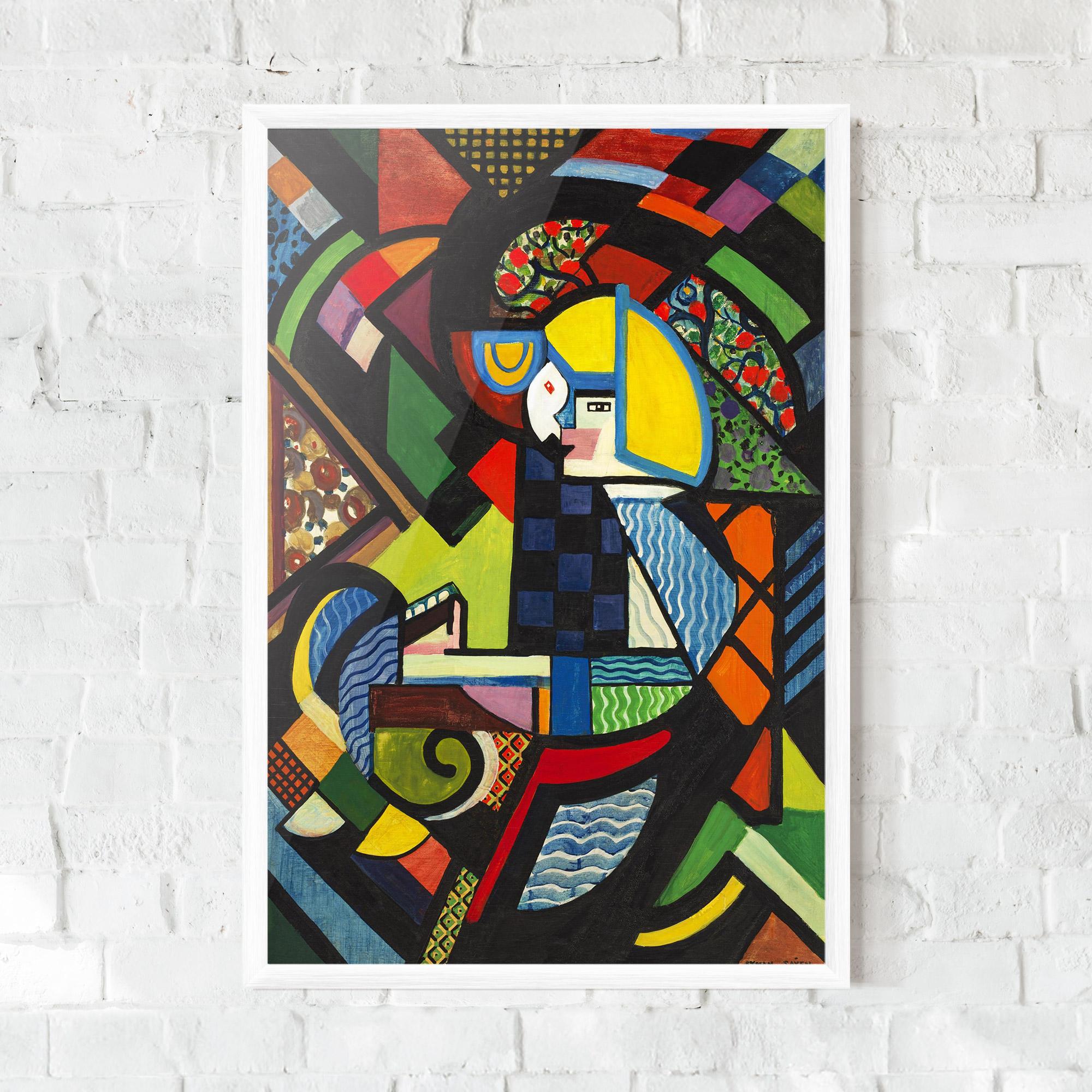 Poster Înrămat Mix Color Shapes mockup 0