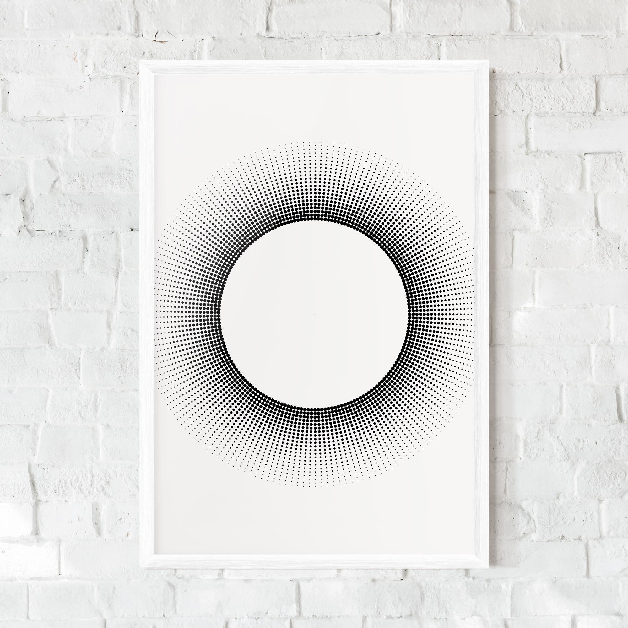 Poster Înrămat White Center mockup 0