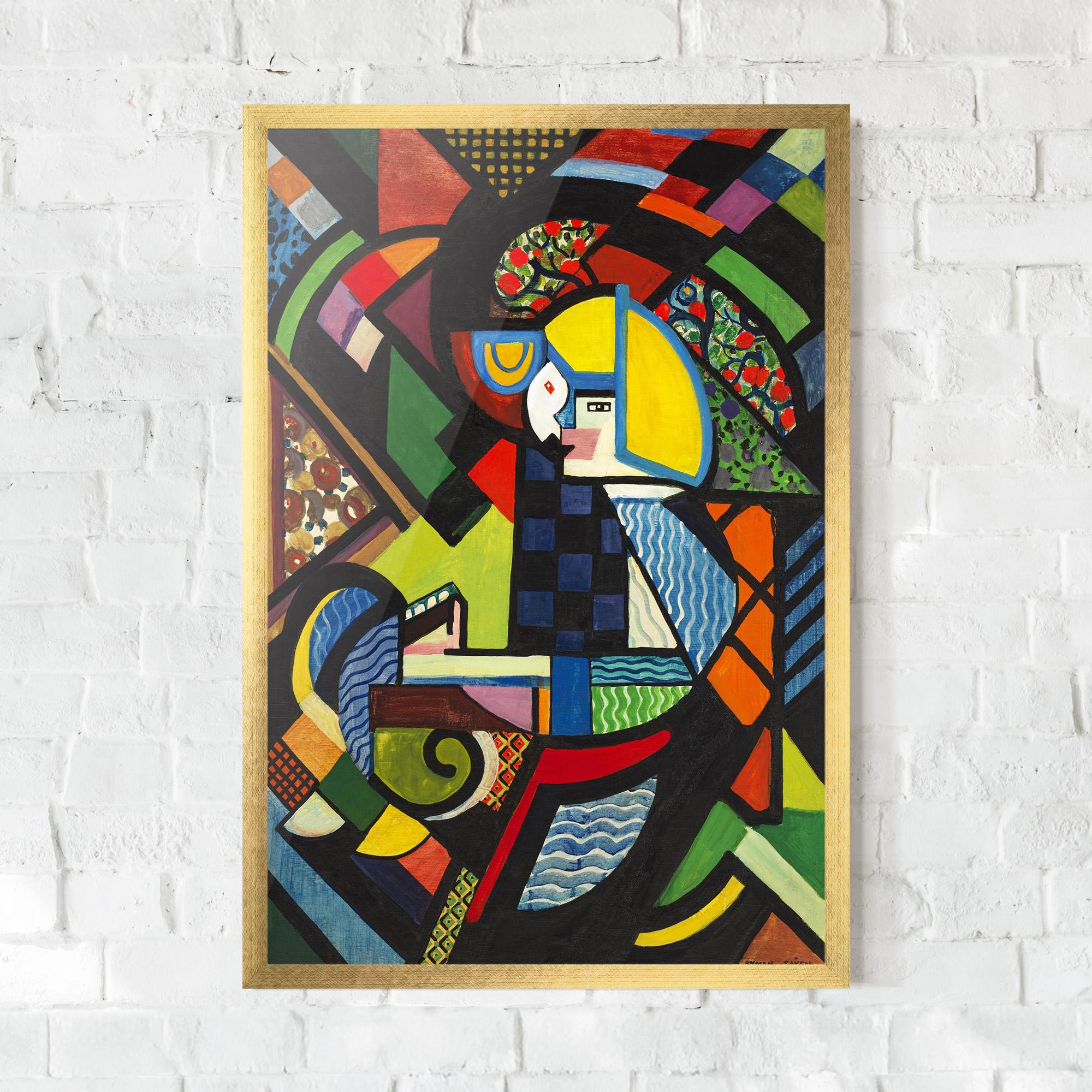 Poster Înrămat Mix Color Shapes mockup 0