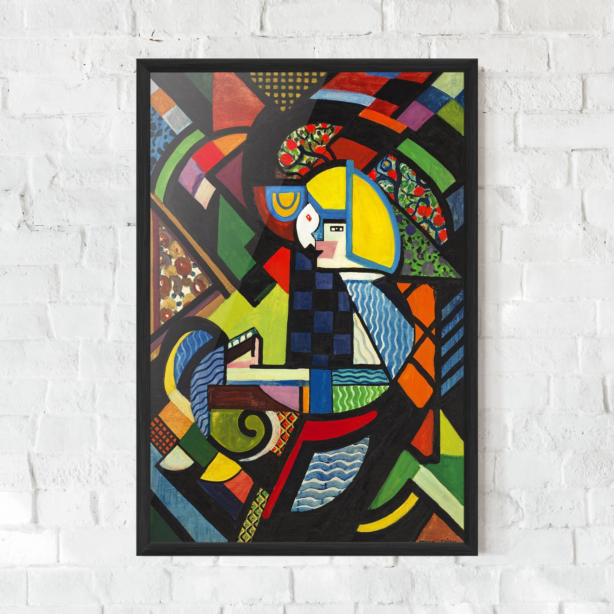 Poster Înrămat Mix Color Shapes mockup 0