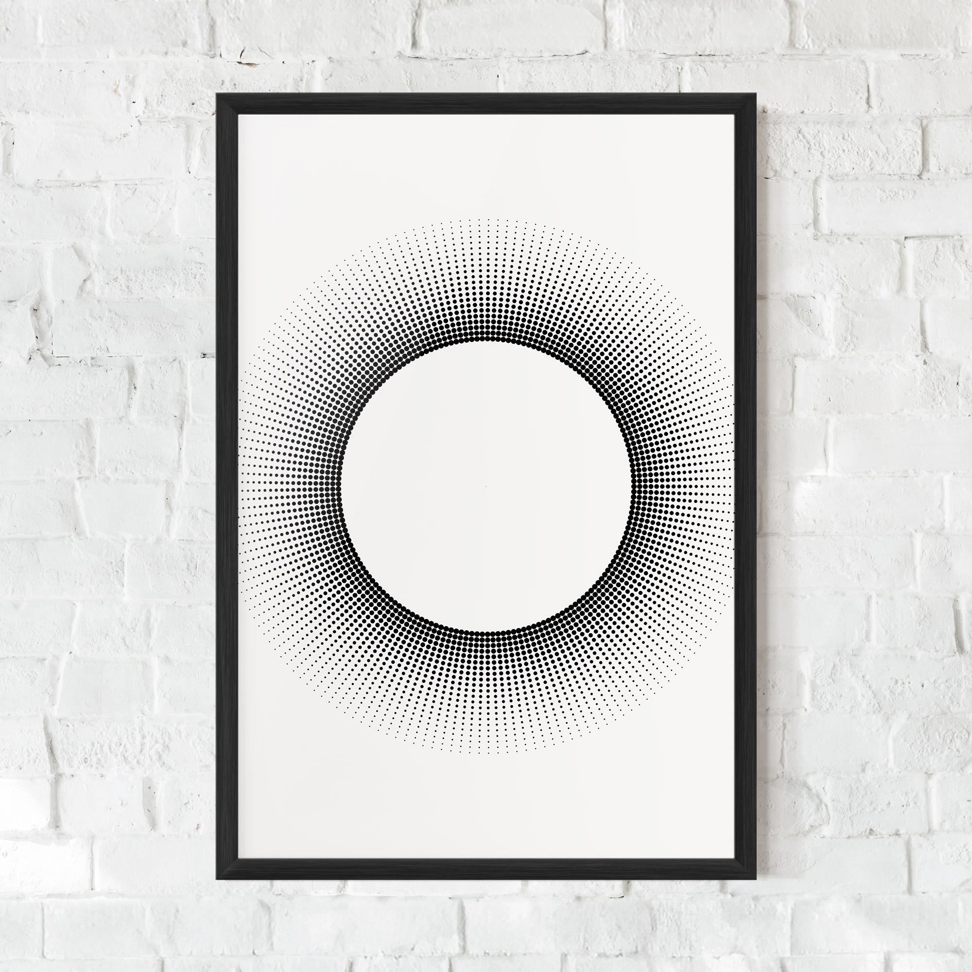 Poster Înrămat White Center mockup 0