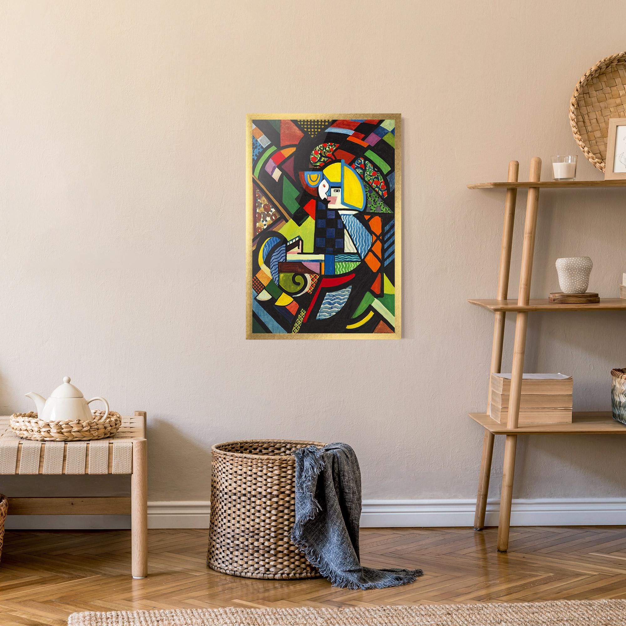 Poster Înrămat Mix Color Shapes mockup 9