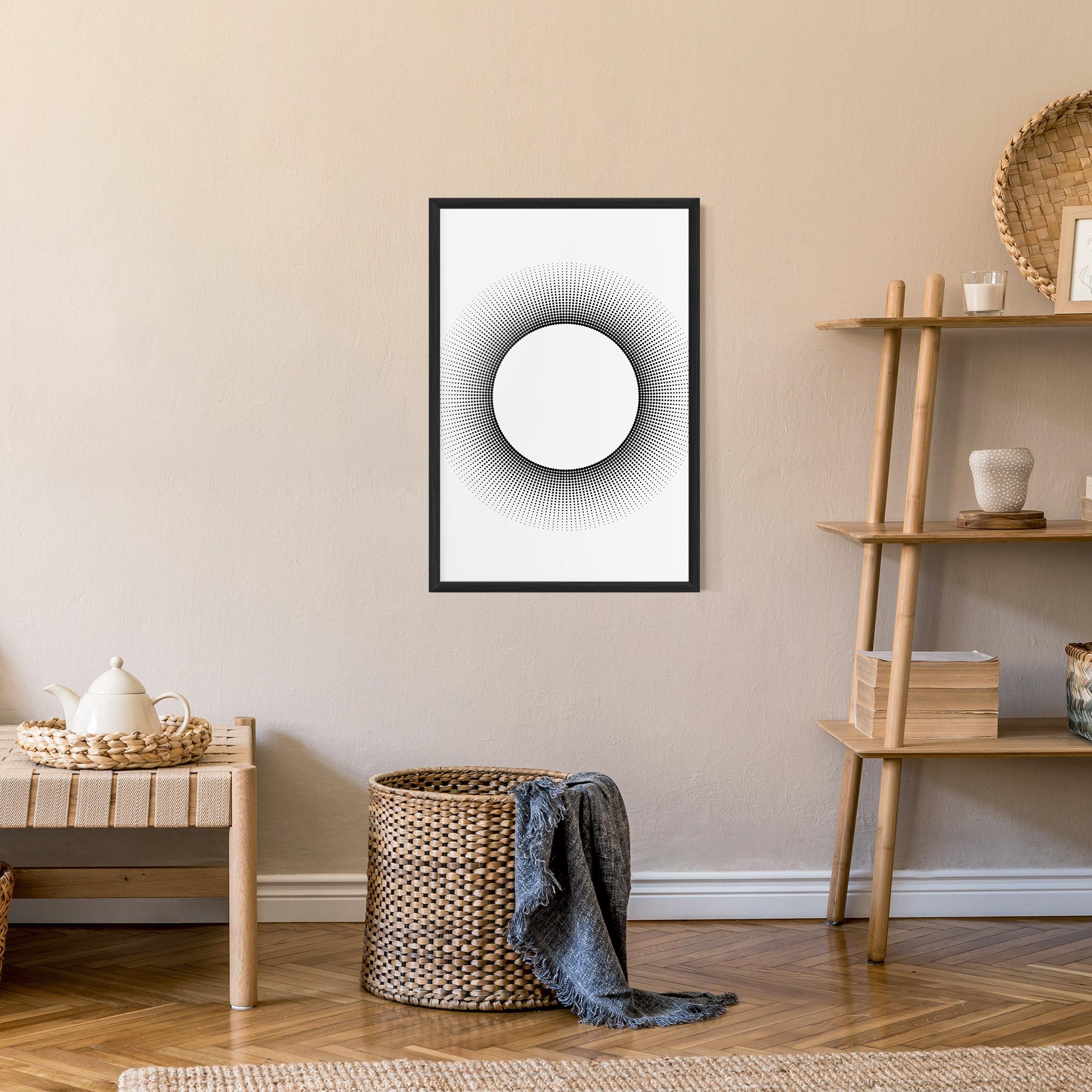 Poster Înrămat White Center mockup 9