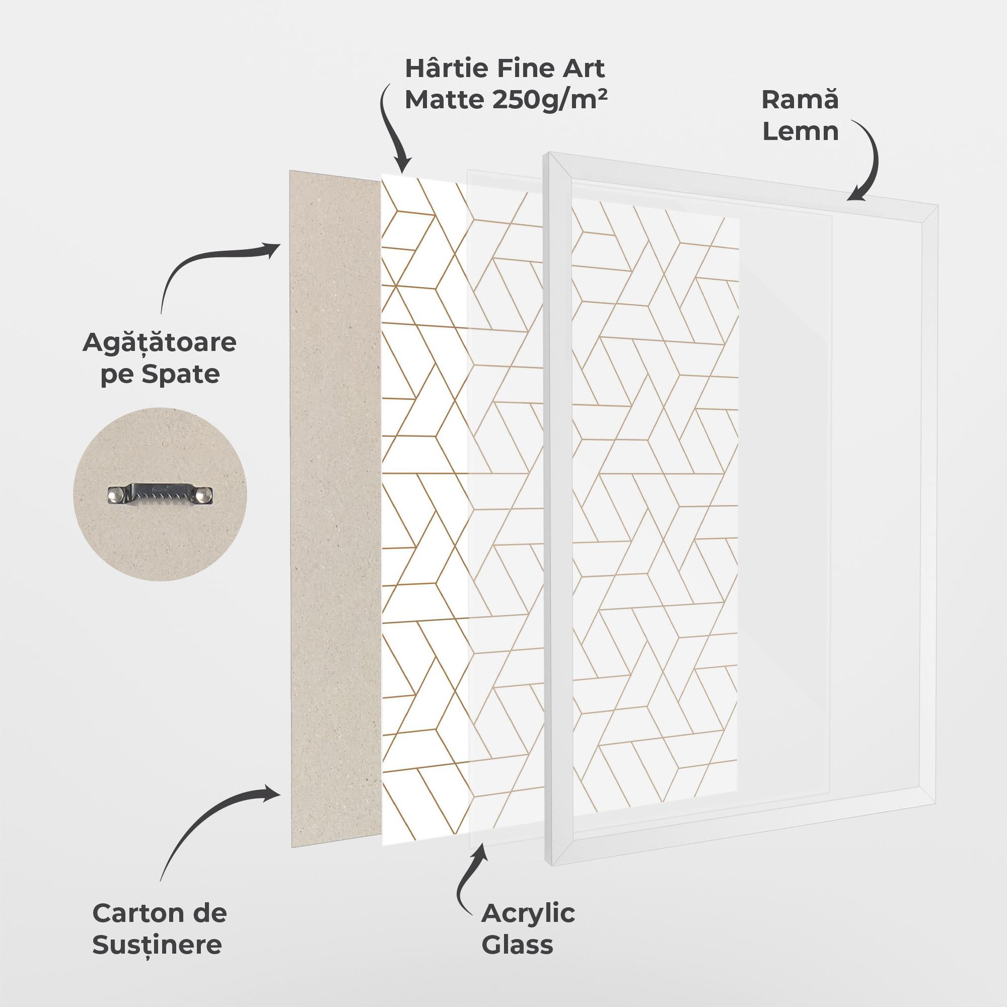 Poster Înrămat Triangular Shape mockup 1