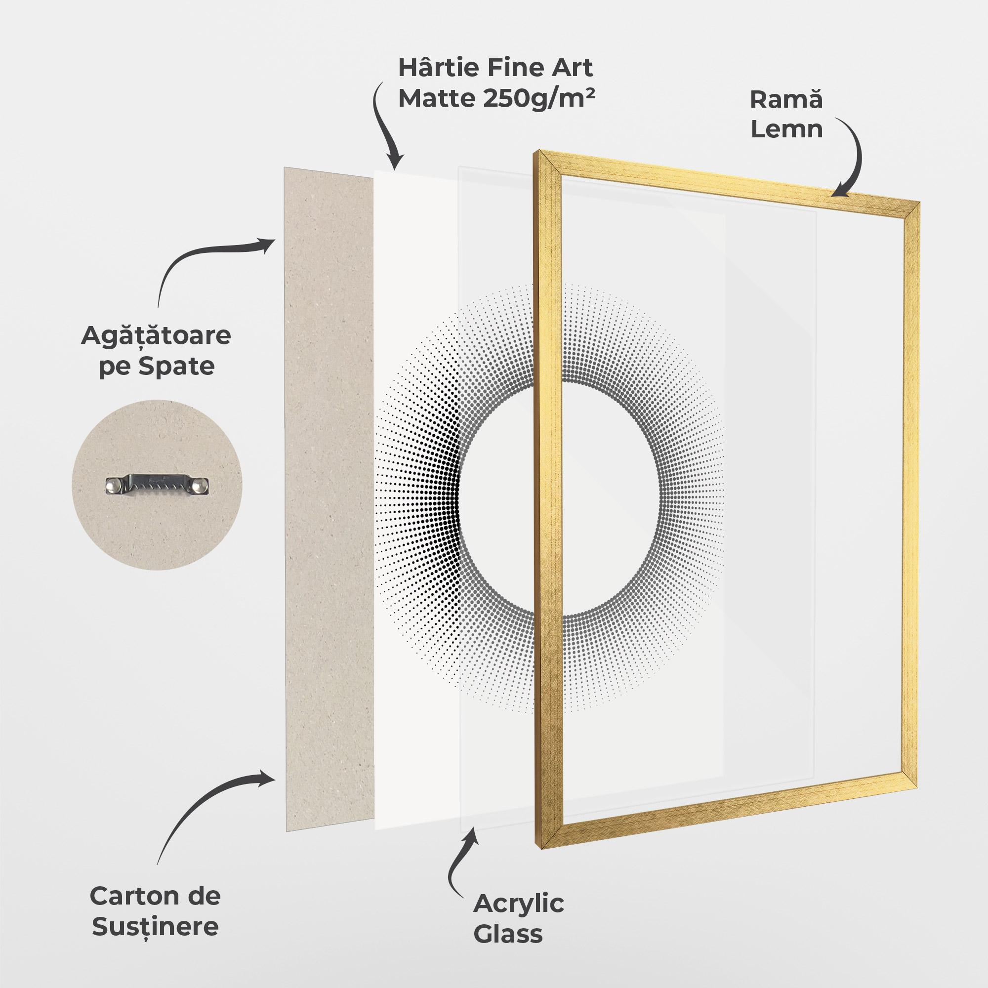 Poster Înrămat White Center mockup 1