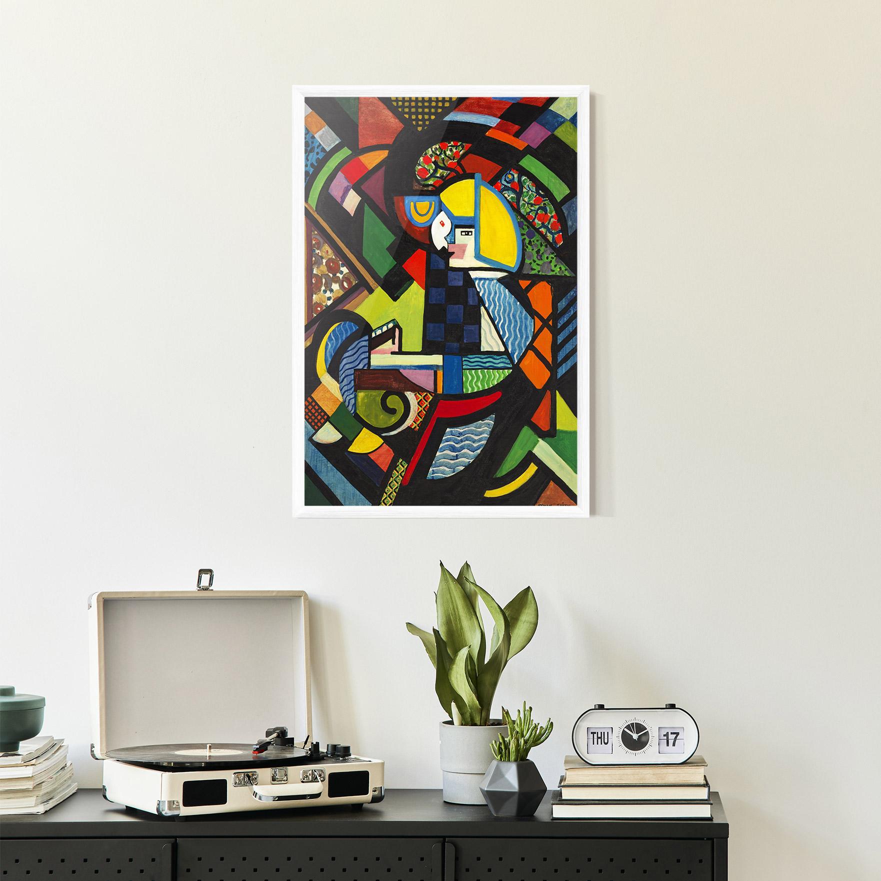 Poster Înrămat Mix Color Shapes mockup 2