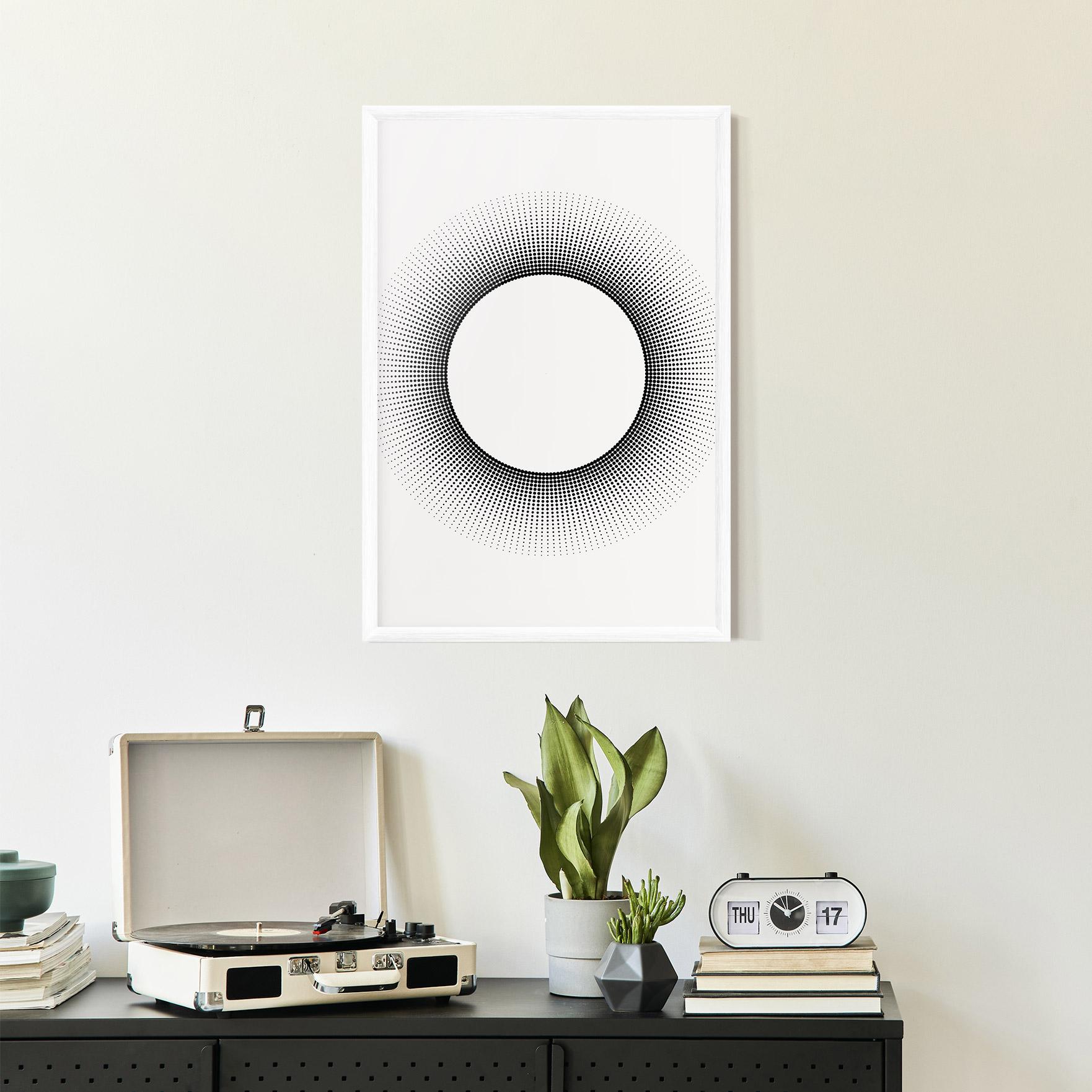 Poster Înrămat White Center mockup 2