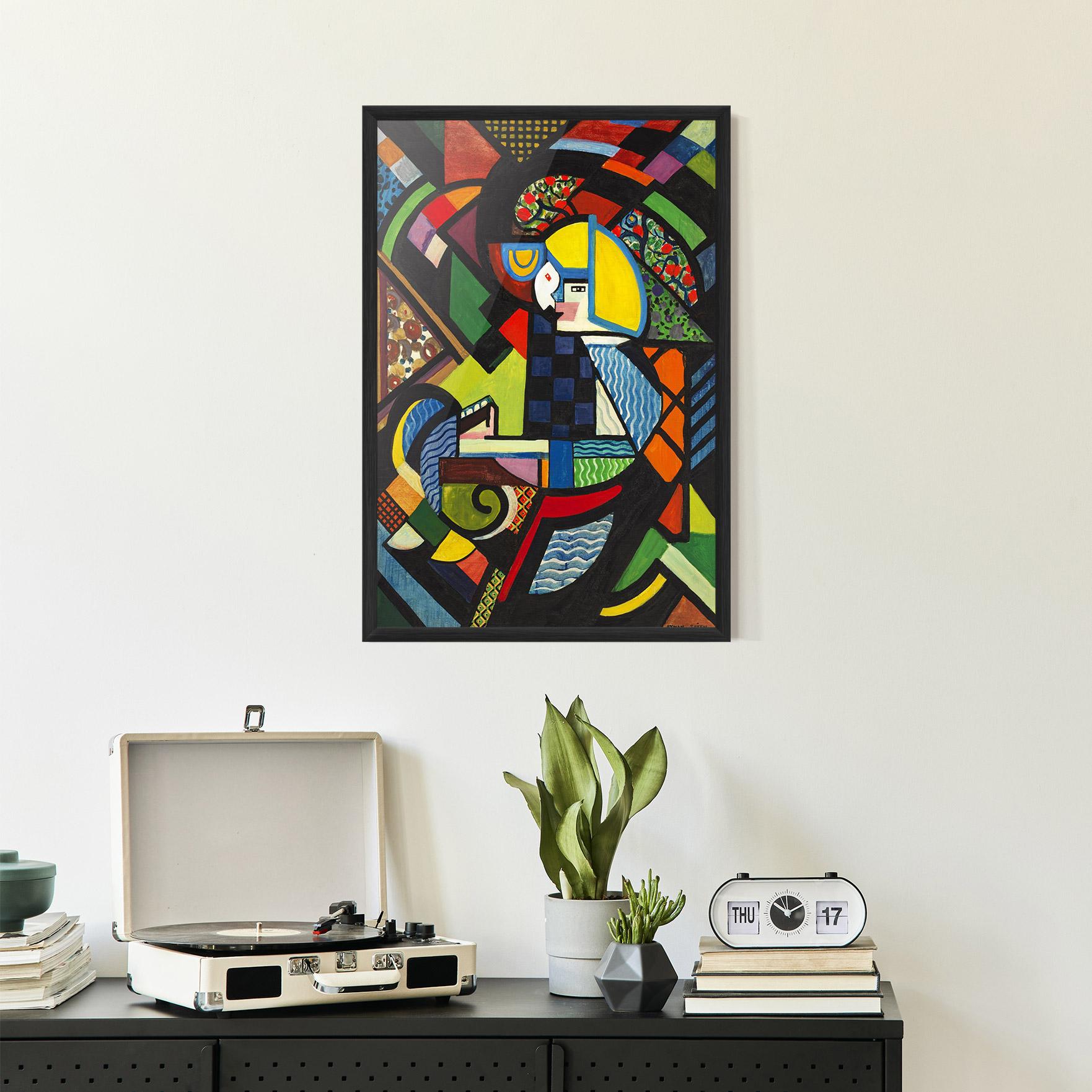 Poster Înrămat Mix Color Shapes mockup 2