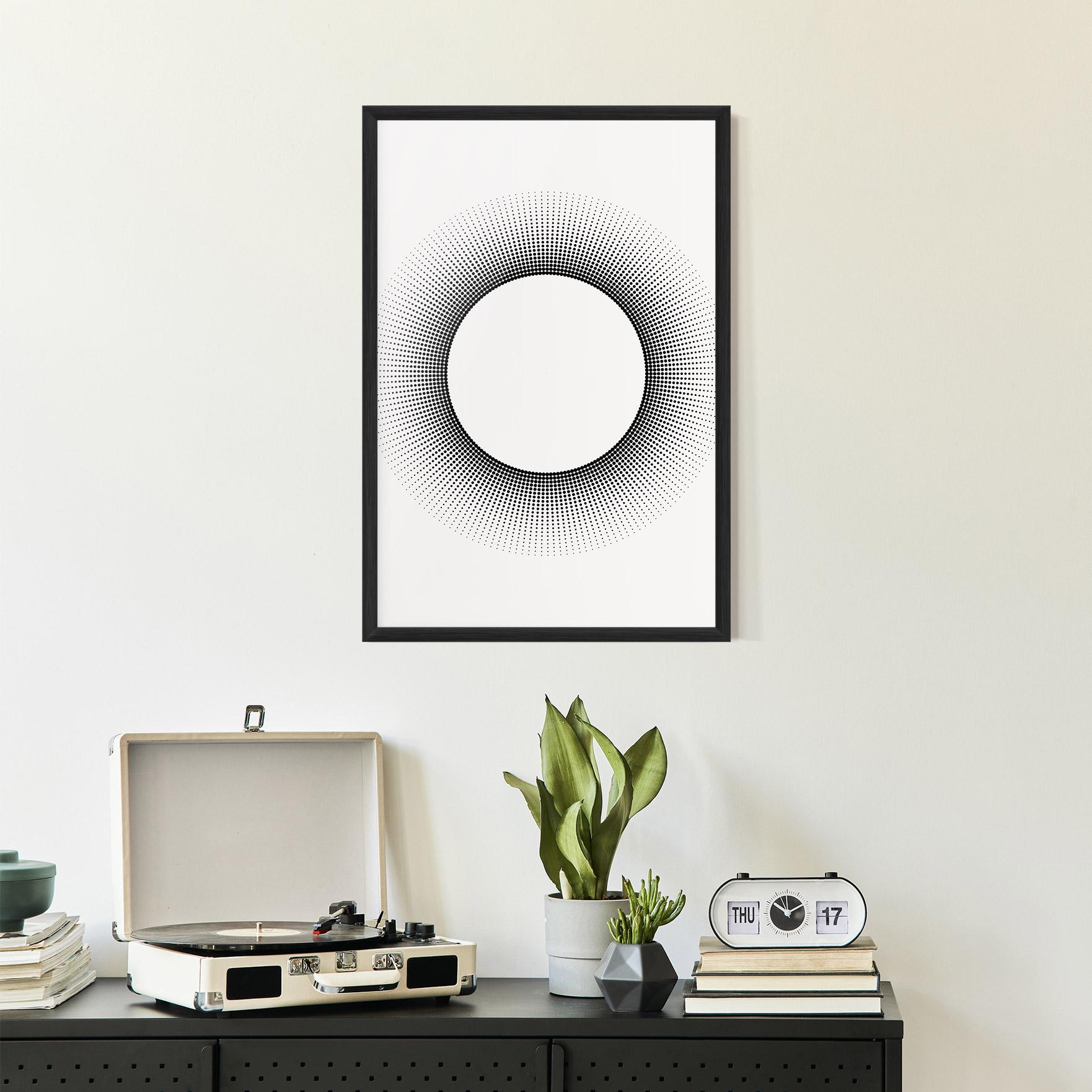 Poster Înrămat White Center mockup 2