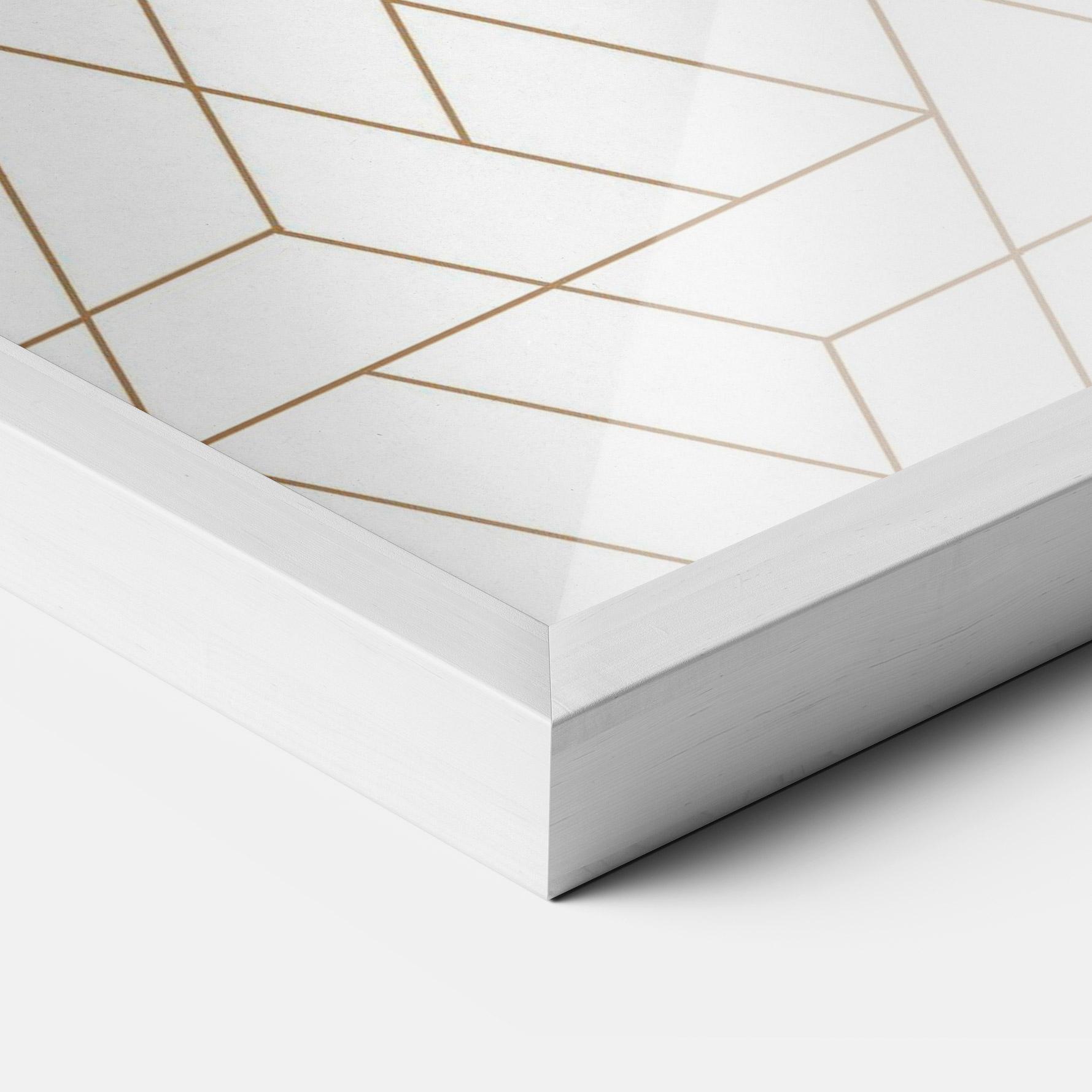 Poster Înrămat Triangular Shape mockup 3