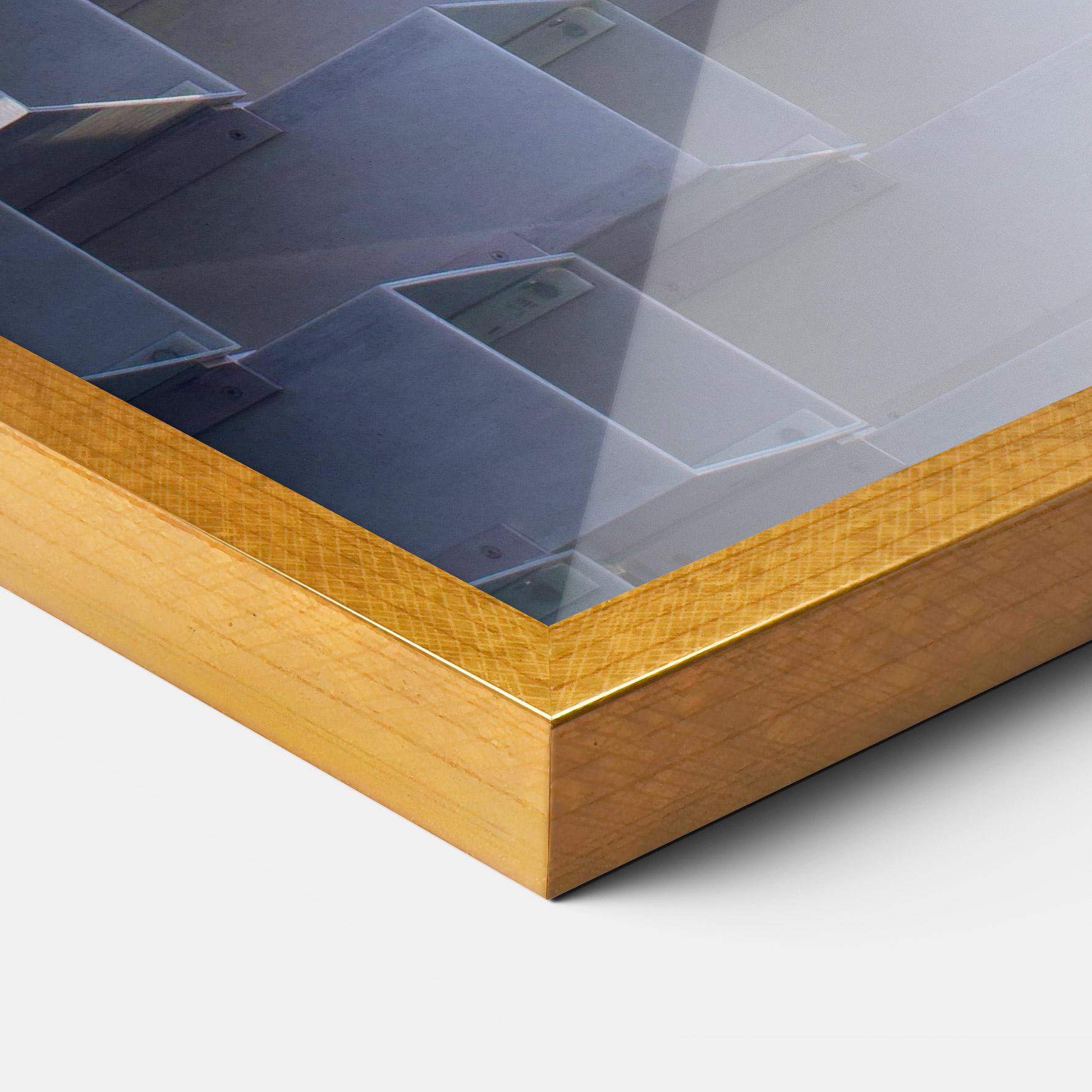 Poster Înrămat 3d White Square mockup 3