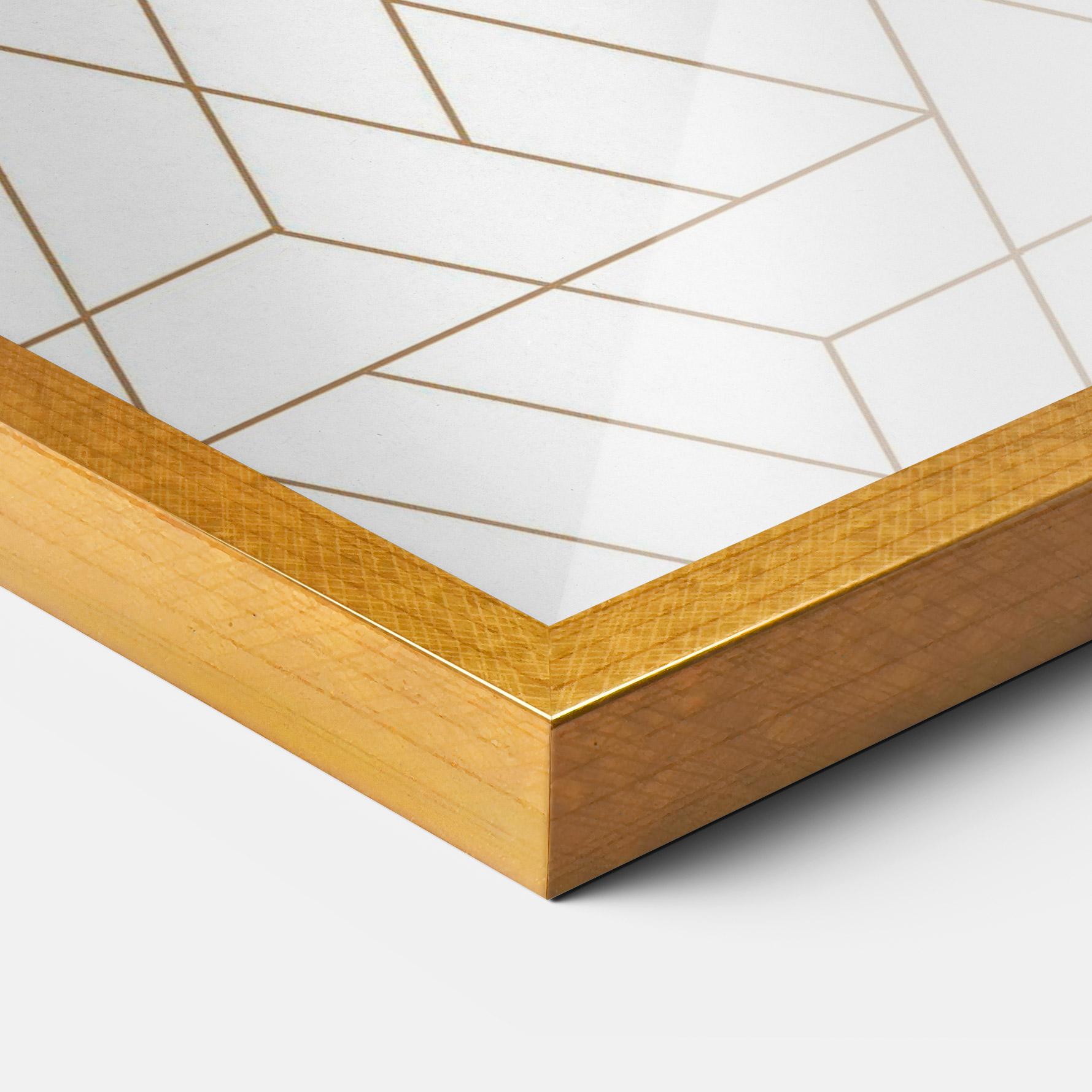 Poster Înrămat Triangular Shape mockup 3