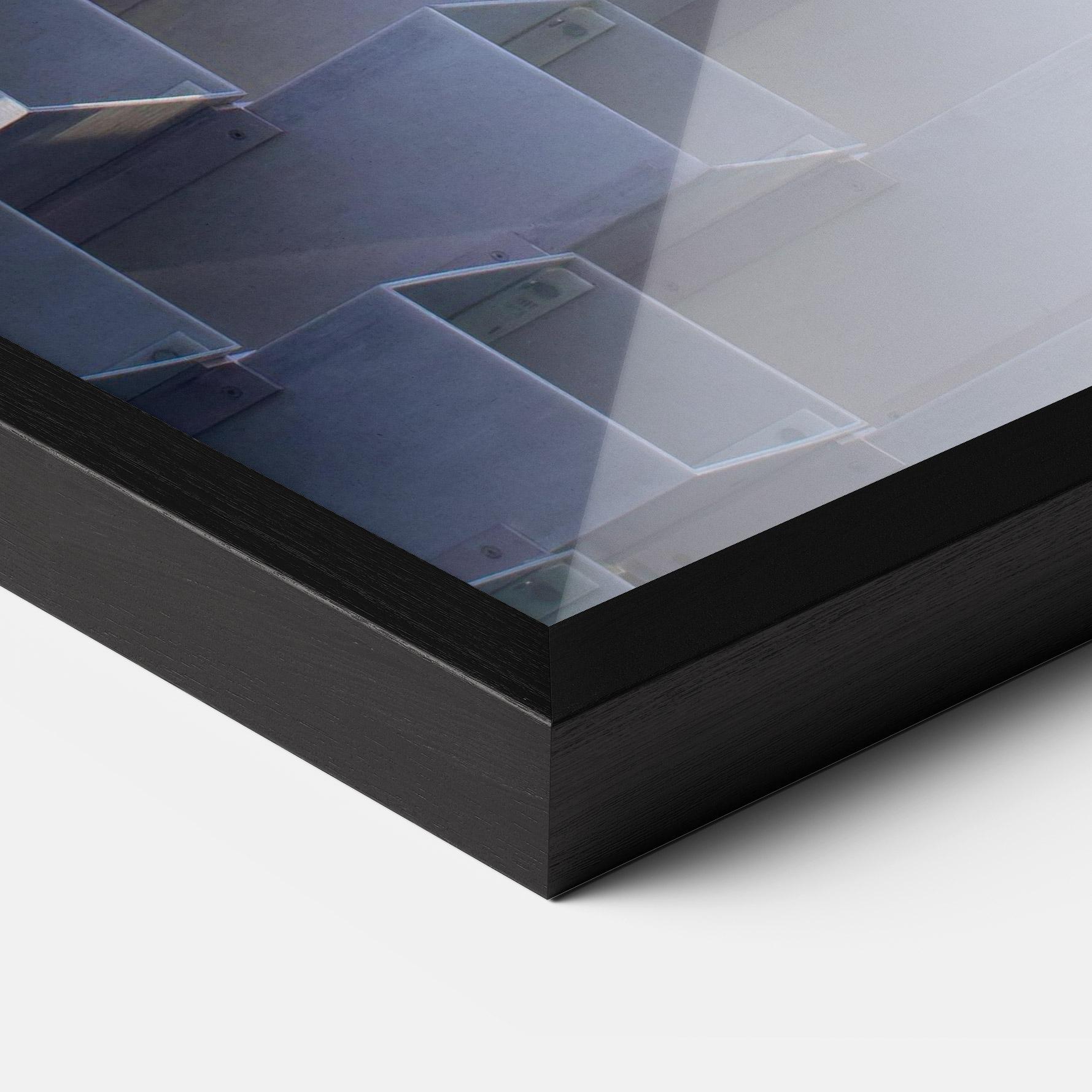 Poster Înrămat 3d White Square mockup 3