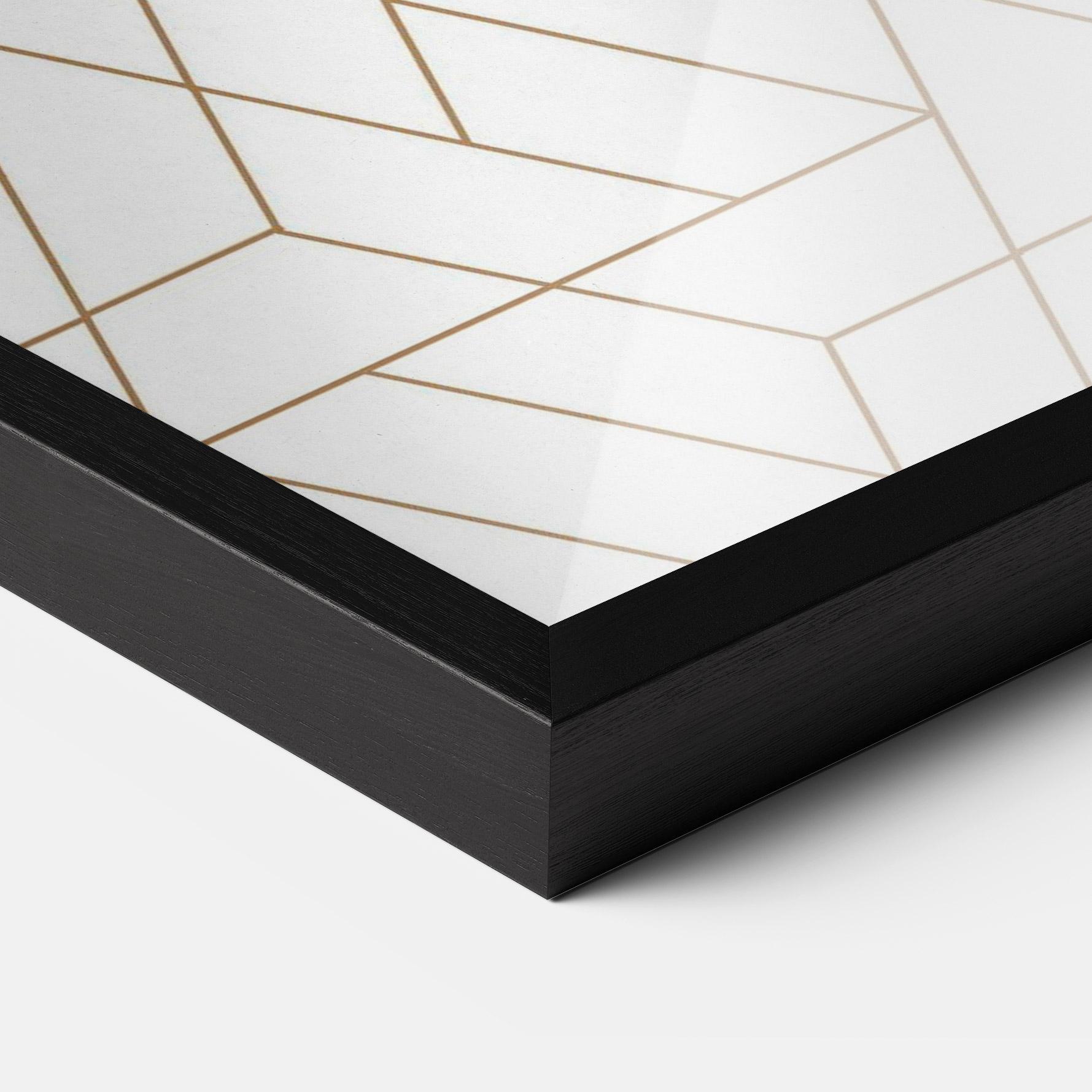 Poster Înrămat Triangular Shape mockup 3