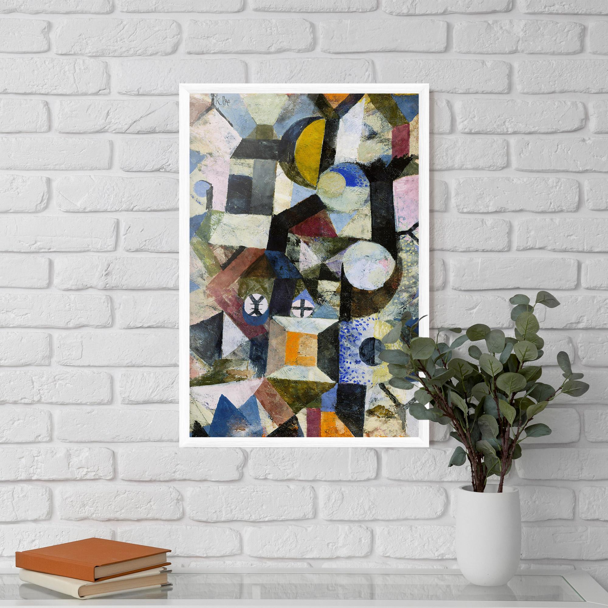 Poster Înrămat Abstract Geometric mockup 5