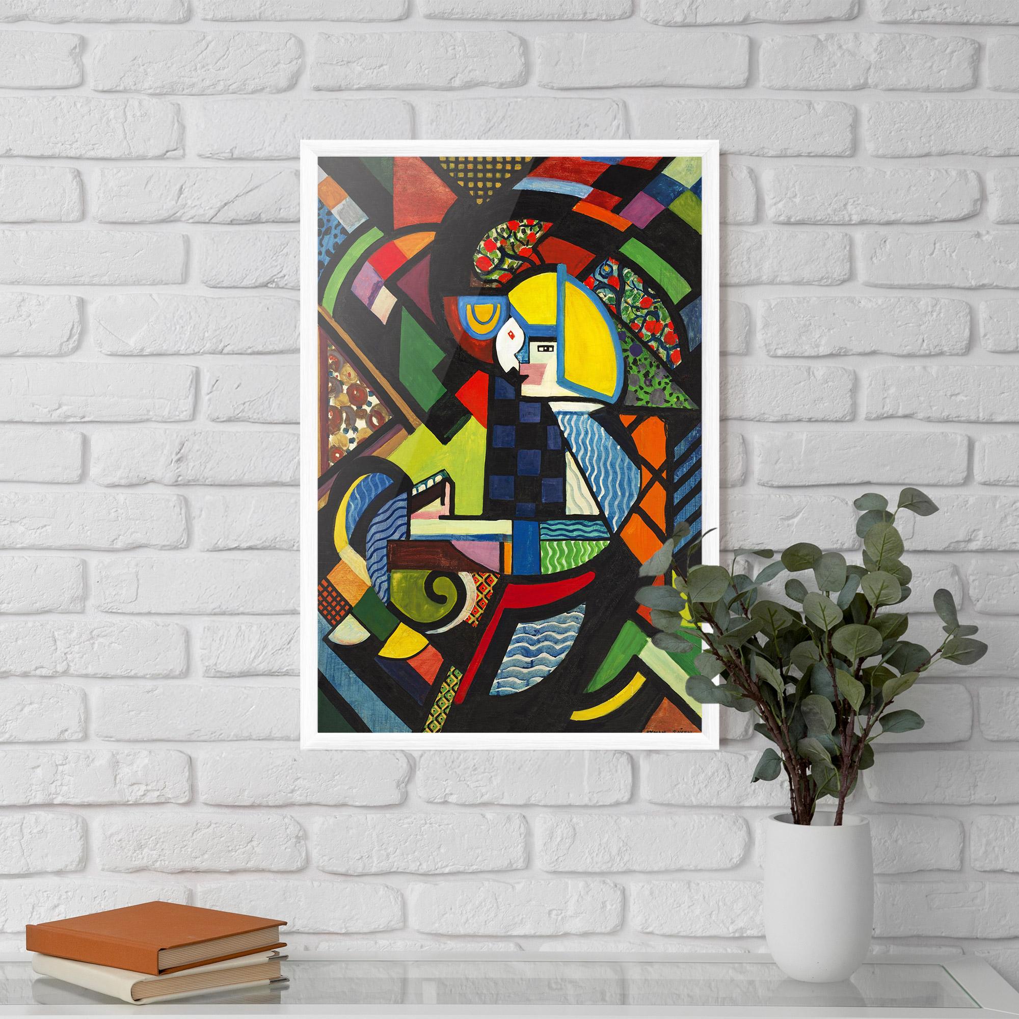 Poster Înrămat Mix Color Shapes mockup 5