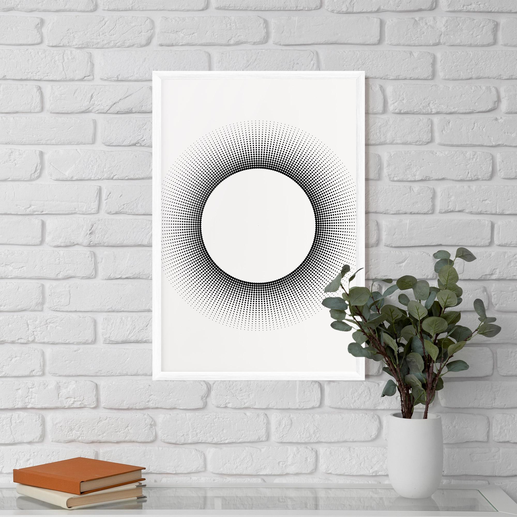 Poster Înrămat White Center mockup 5