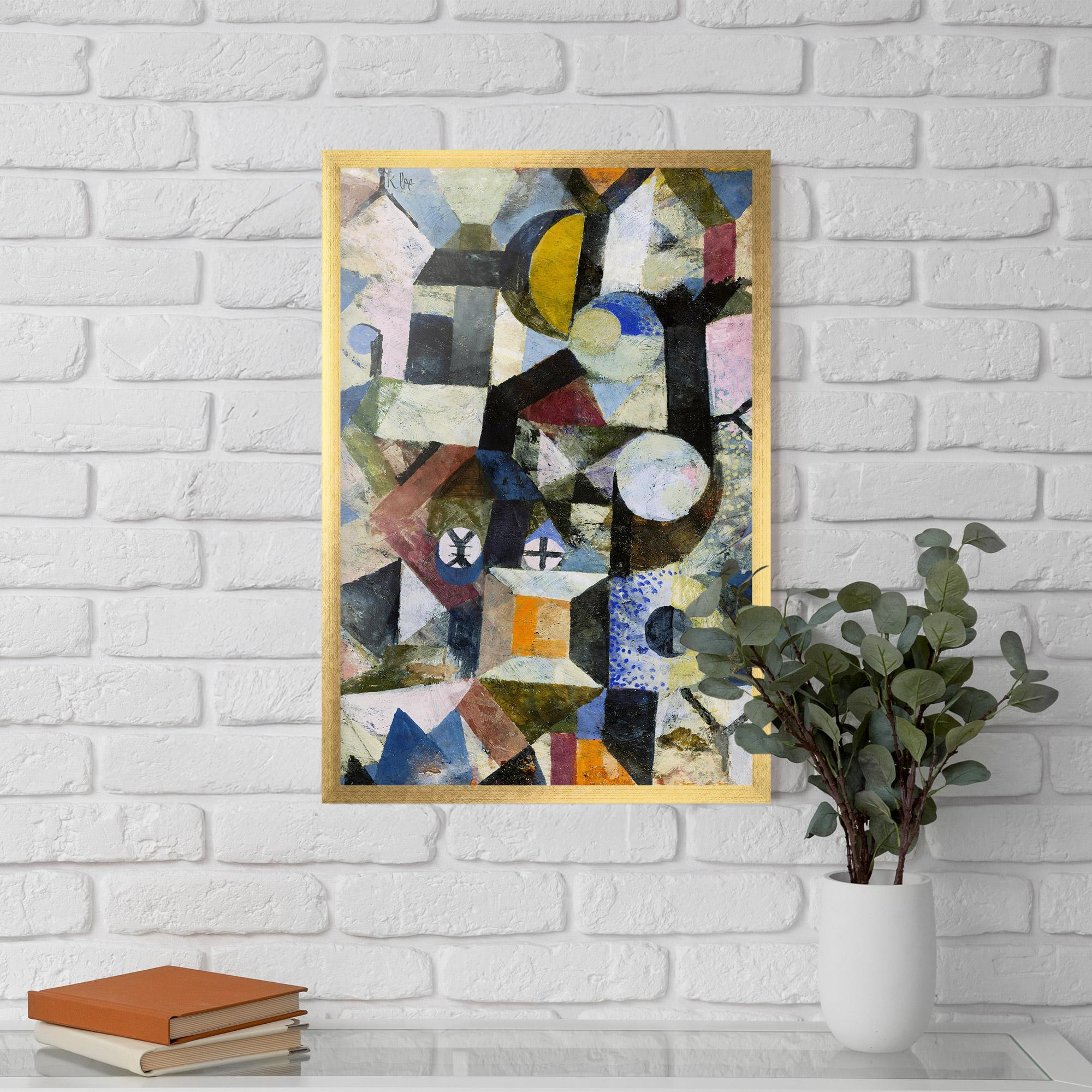 Poster Înrămat Abstract Geometric mockup 5