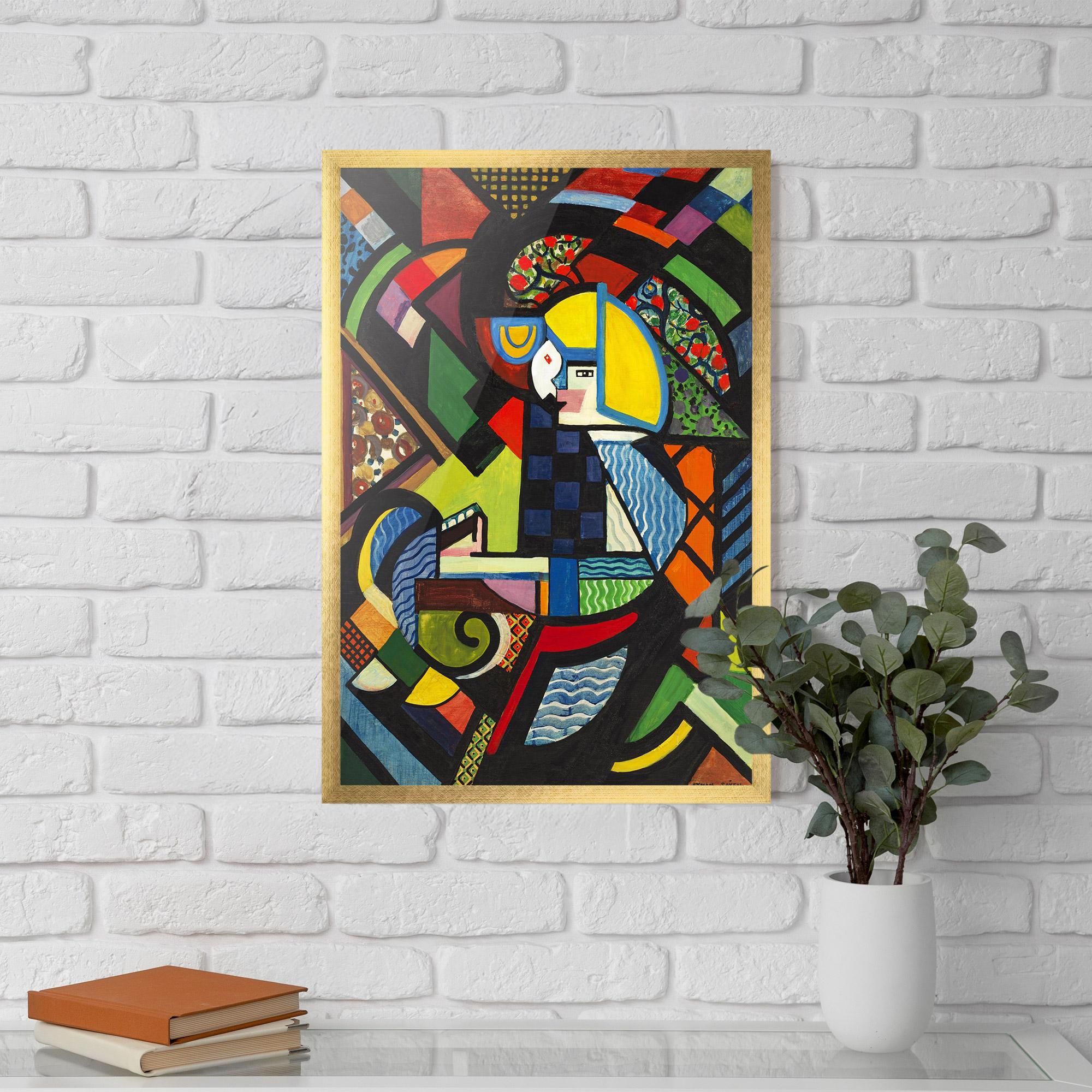 Poster Înrămat Mix Color Shapes mockup 5