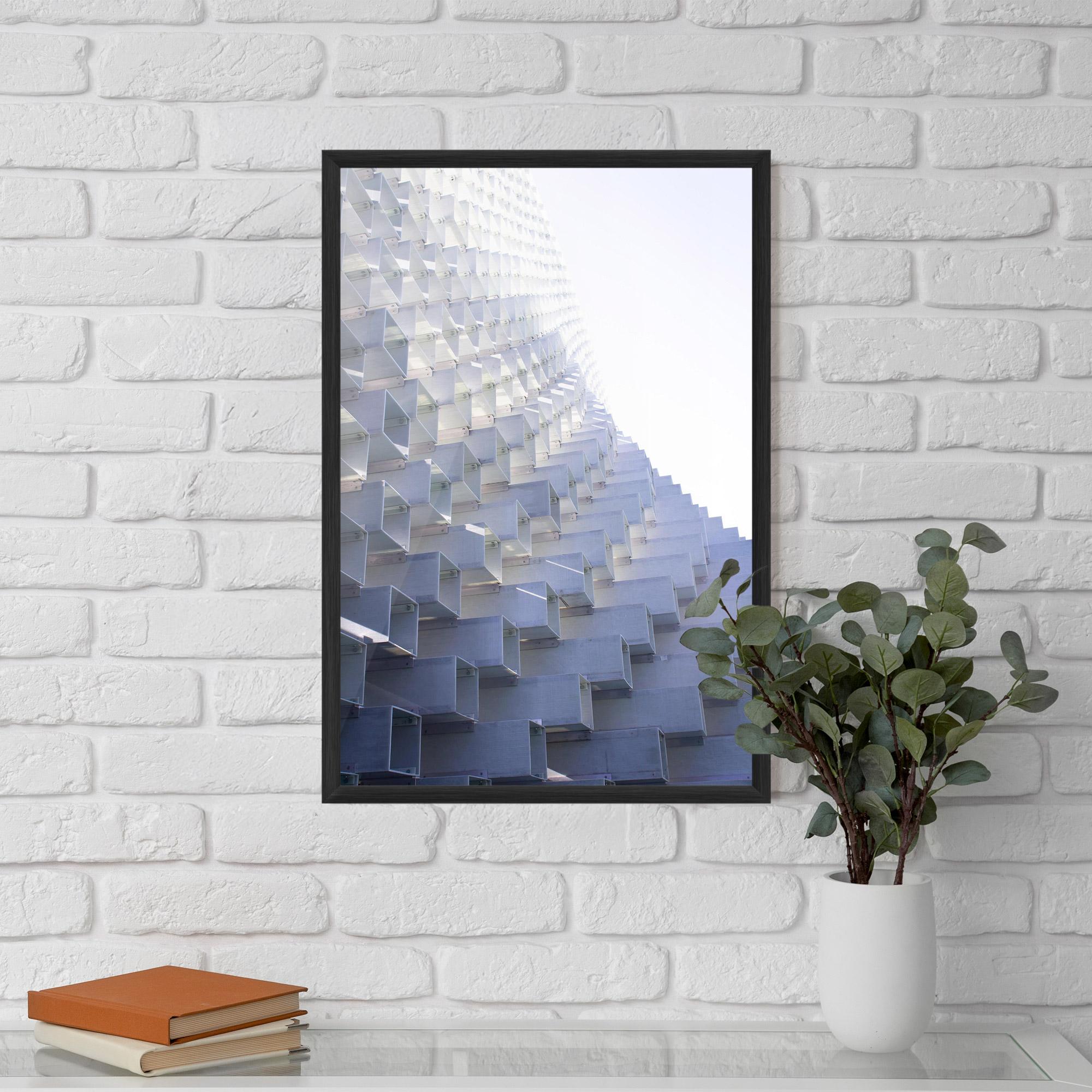 Poster Înrămat 3d White Square mockup 5